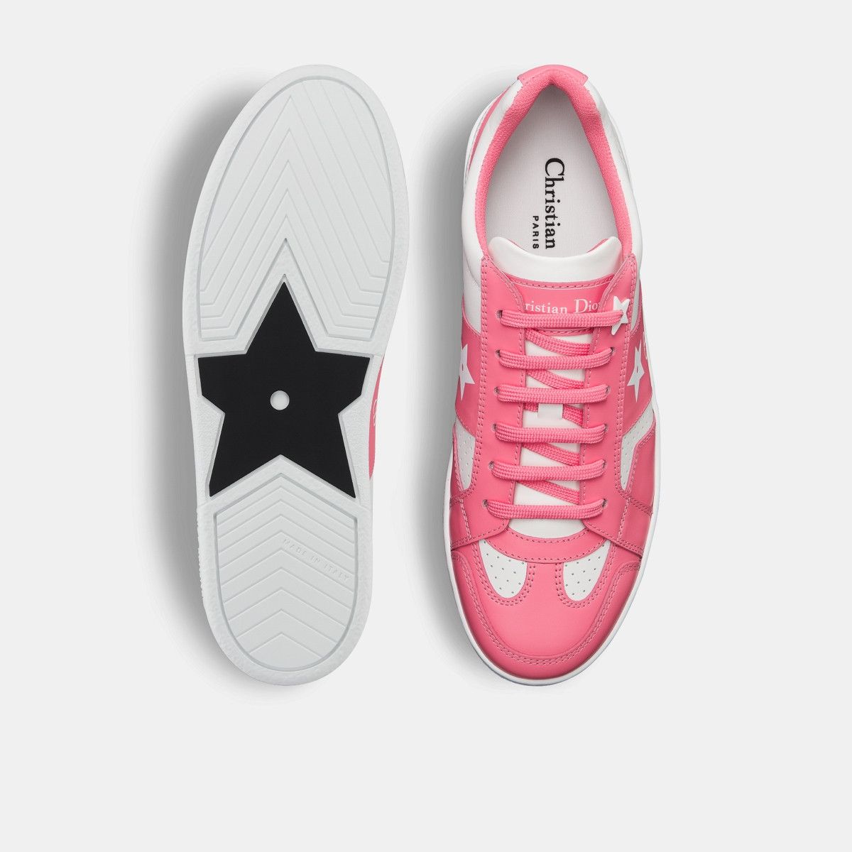 Dior o1bcso1str0226 Dior Star Sneaker in White/Candy Pink Size US 5 / IT 35 - 4 Thumbnail