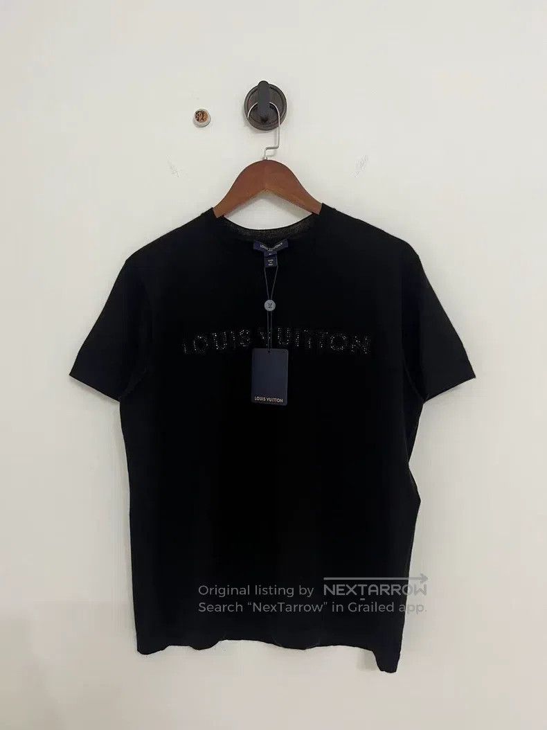 Louis Vuitton Louis Vuitton 25SS latest black embroidered monogram logo Size XL / US 12-14 / IT 48-50 - 1 Thumbnail