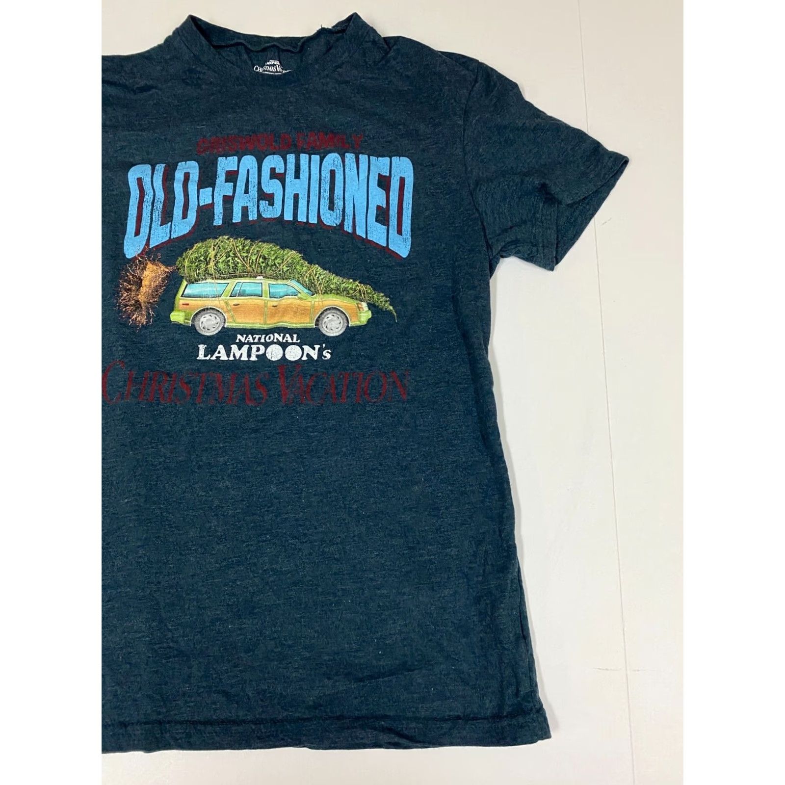 Vintage National Lampoon Mens T Shirt M blue Griswold Family movie Shirt Regular Crew Neck Short Sleeve Cotton Spandex Size US M / EU 48-50 / 2 - 2 Thumbnail