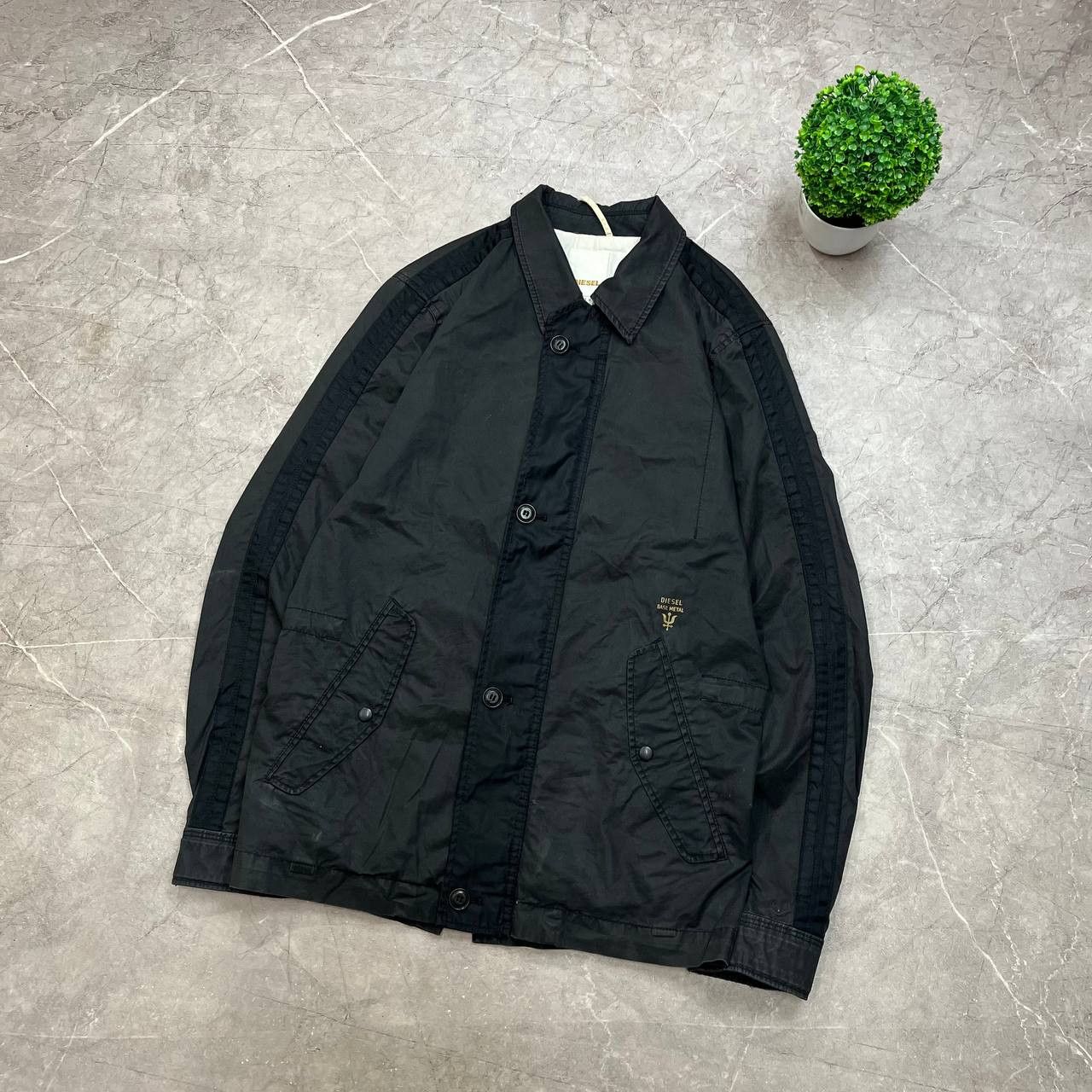 Diesel Vintage Diesel Base Metal Jacket Tapered Bomber Jacket Size US M / EU 48-50 / 2 - 8 Thumbnail