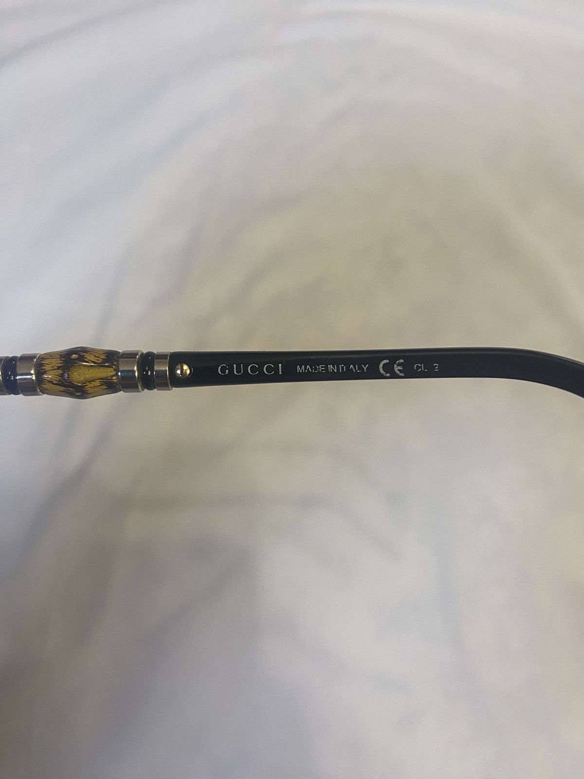 Gucci Gucci GG 3210/K/S Rouund Gradient Sunglasses Bamboo Elements Size ONE SIZE - 7 Thumbnail