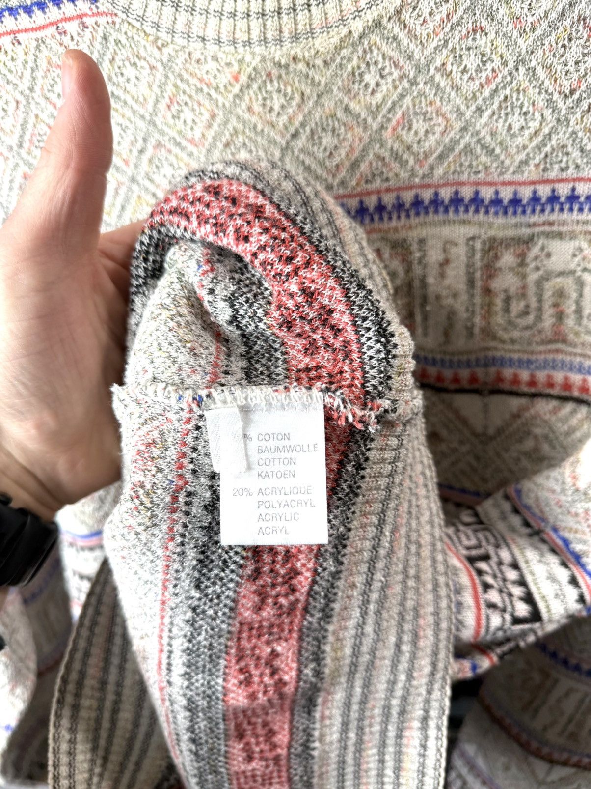 Vintage Vintage Gianni Bugli Milano Italy Luxury Sweater Size US L / EU 52-54 / 3 - 6 Thumbnail