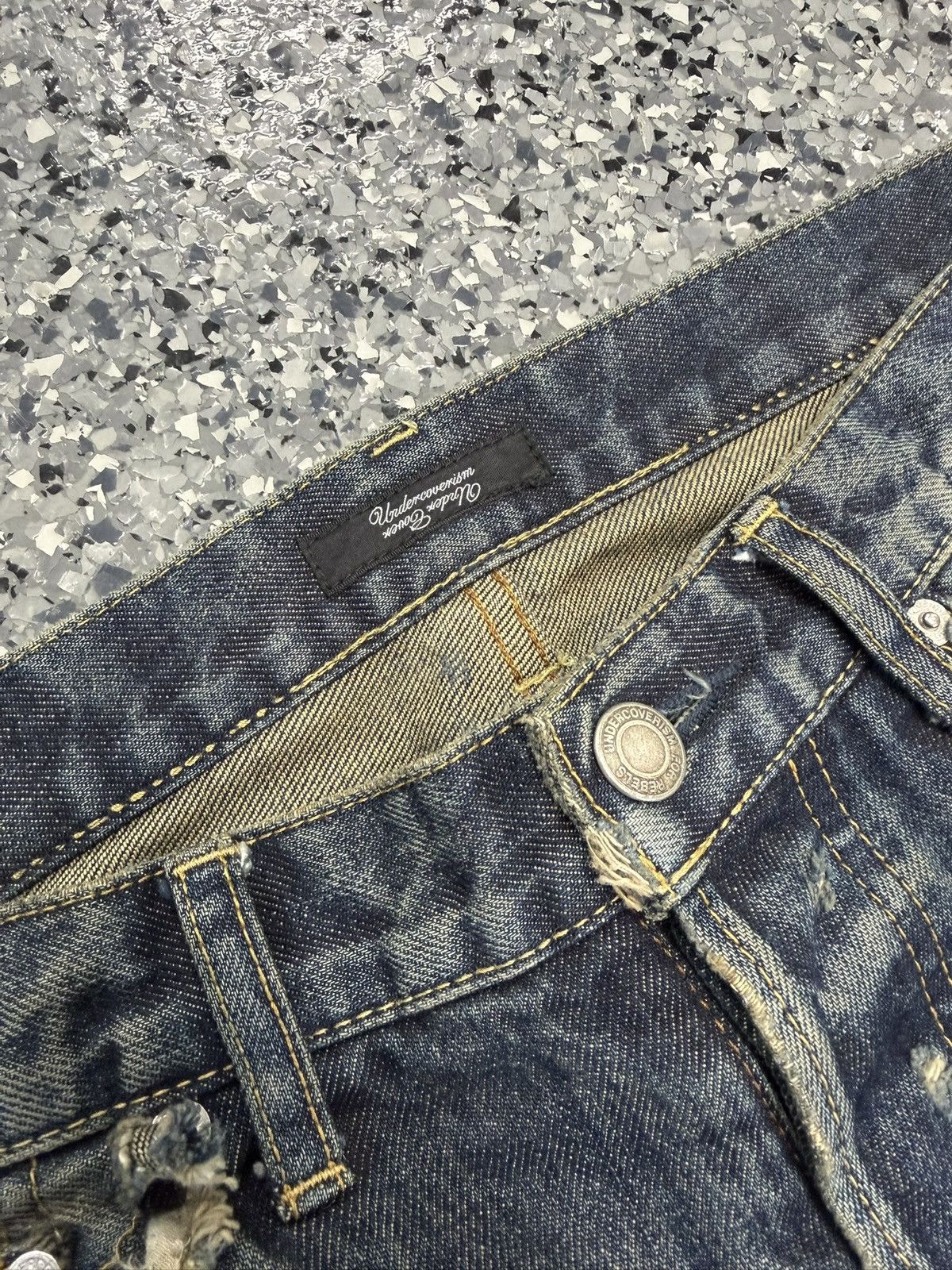 Undercover Undercover SS10 Blue Yarn 68 Denim Size 2 Men’s (Blue Yarns) Size US 30 / EU 46 - 4 Thumbnail