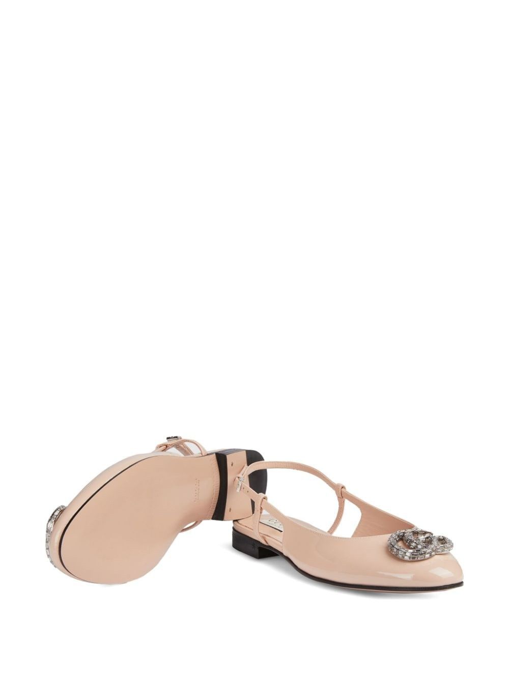 Gucci o1s1wg110325 Double G Slingback Ballet Flats in Pink Size US 6 / IT 36 - 4 Thumbnail