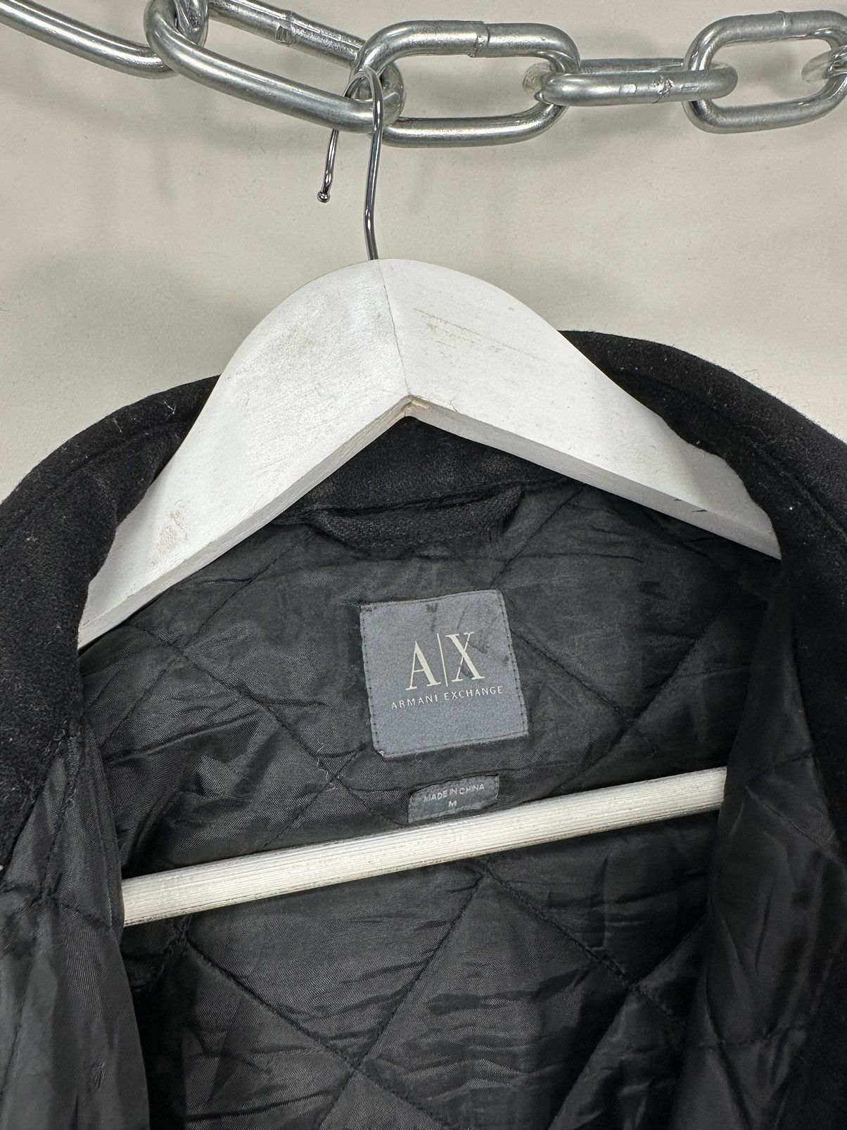 Armani Exchange Vintage Armani Exchange Luxury Designer Archival Wool Jacket Size US M / EU 48-50 / 2 - 12 Thumbnail