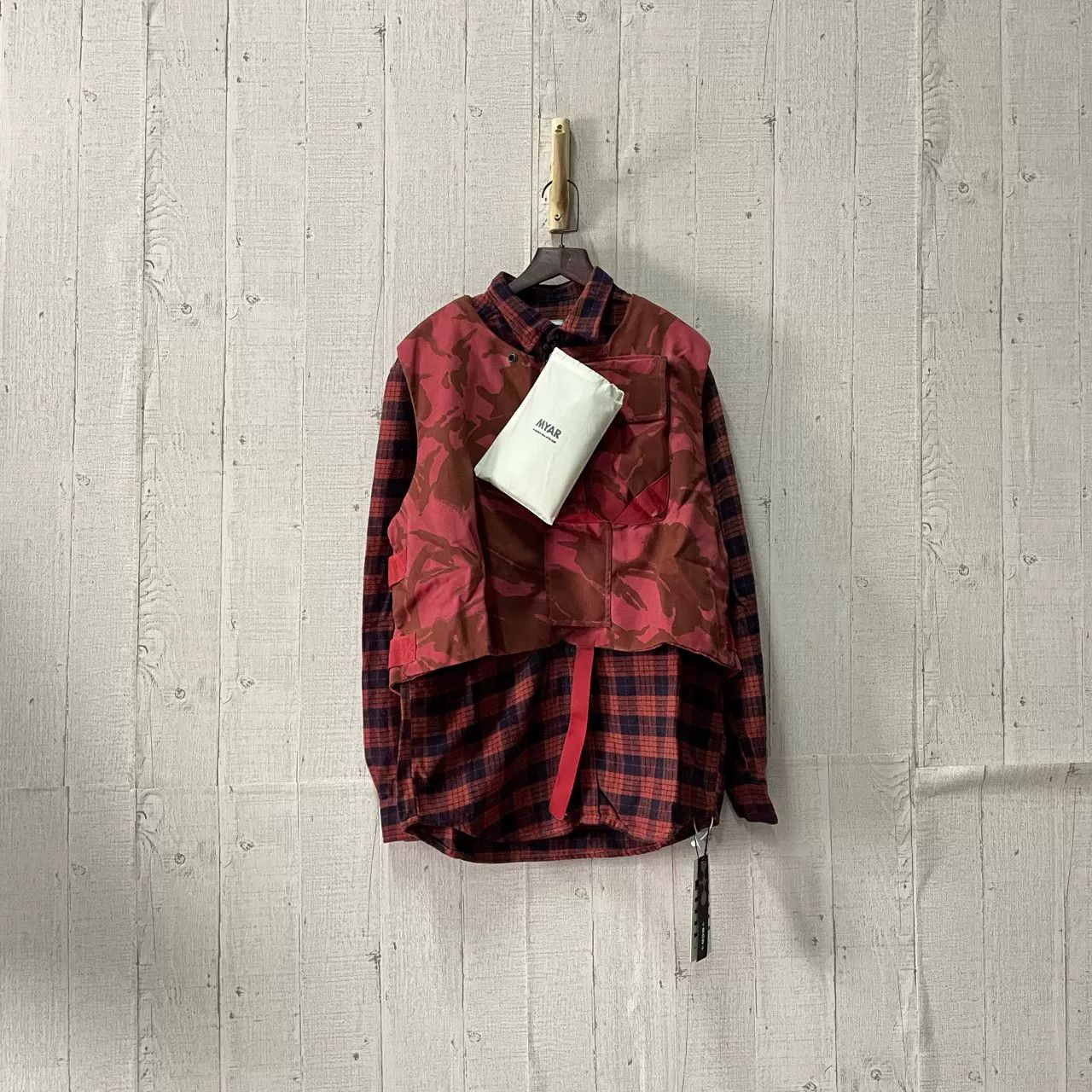 Other MYAR Red Camouflage Plaid Shirt Size US M / EU 48-50 / 2 - 1 Thumbnail