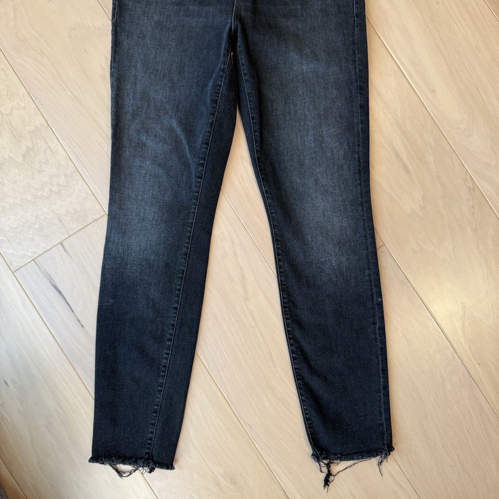MOTHER Mother High Waisted Looker Jeans Women's 28 Black Ankle Size 28" / US 6 / IT 42 - 4 Thumbnail