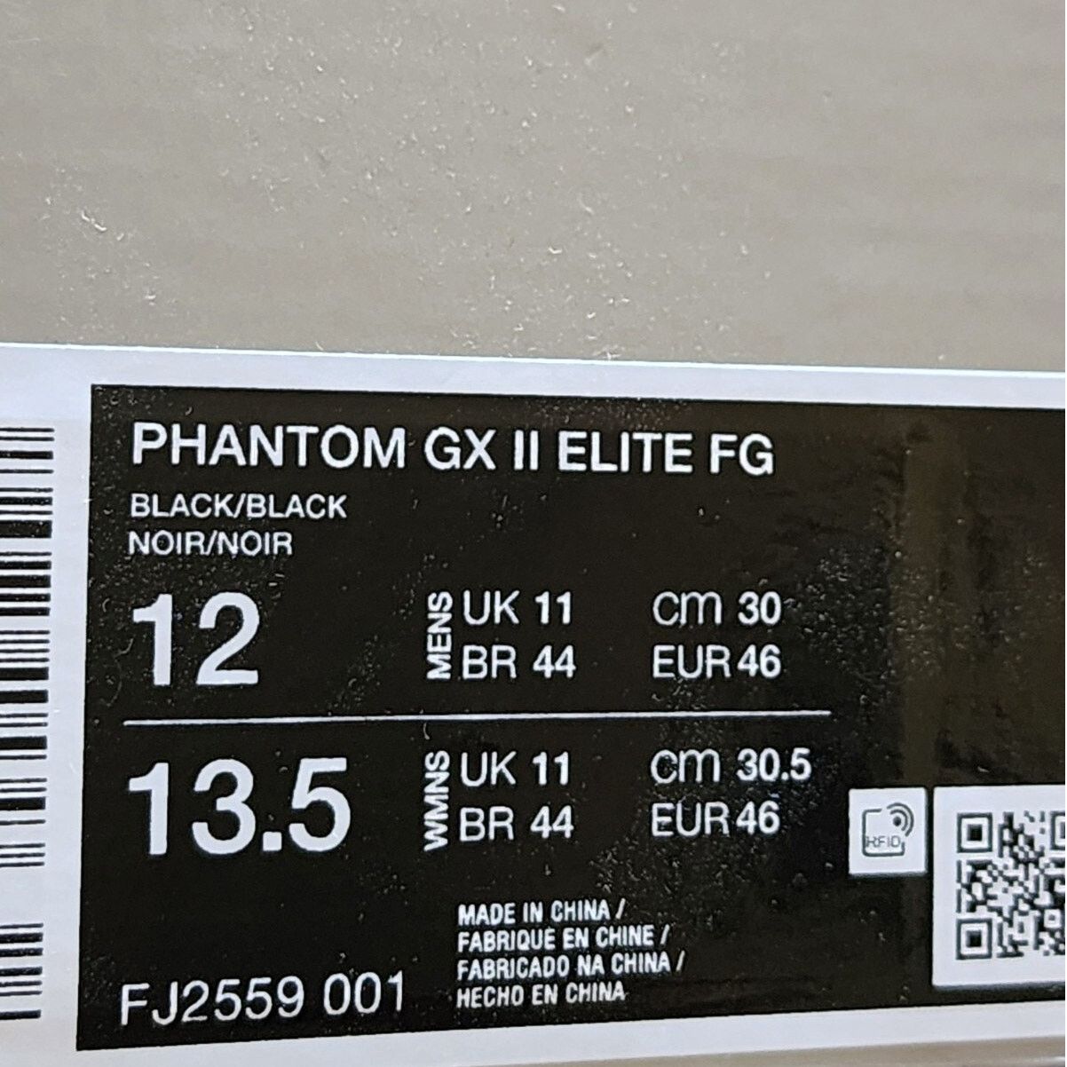 Nike Nike Phantom GX Elite Black Brand New Sz 12 Size US 12 / EU 45 - 8 Thumbnail