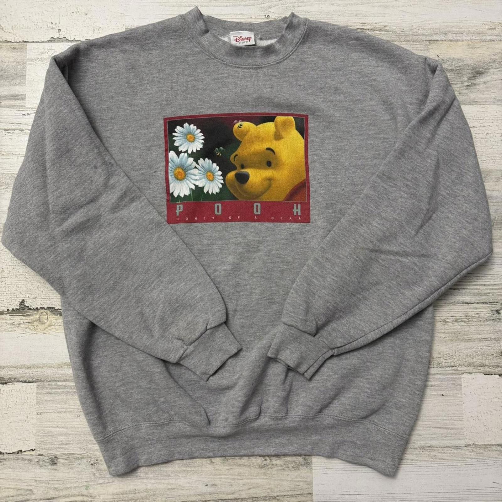 Disney Grey Disney Winnie the Pooh crewneck sweatshirt disney Large Size L / US 10 / IT 46 - 1 Thumbnail