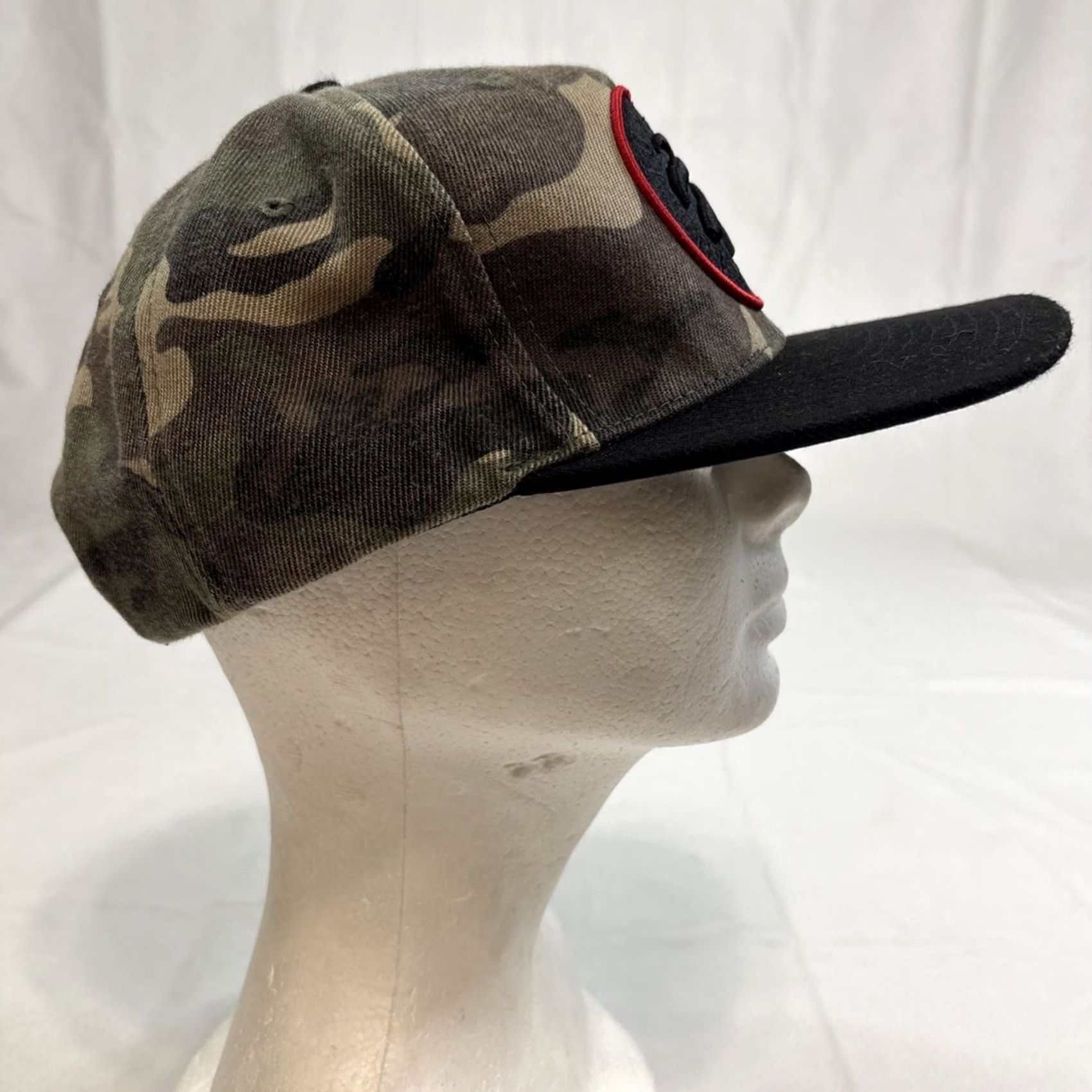 Mitchell & Ness MITCHELL & NESS NBA TORONTO RAPTORS CAMO SNAPBACK HAT Mens Adjustable Black Green CAMO nature Theme Size ONE SIZE - 4 Thumbnail
