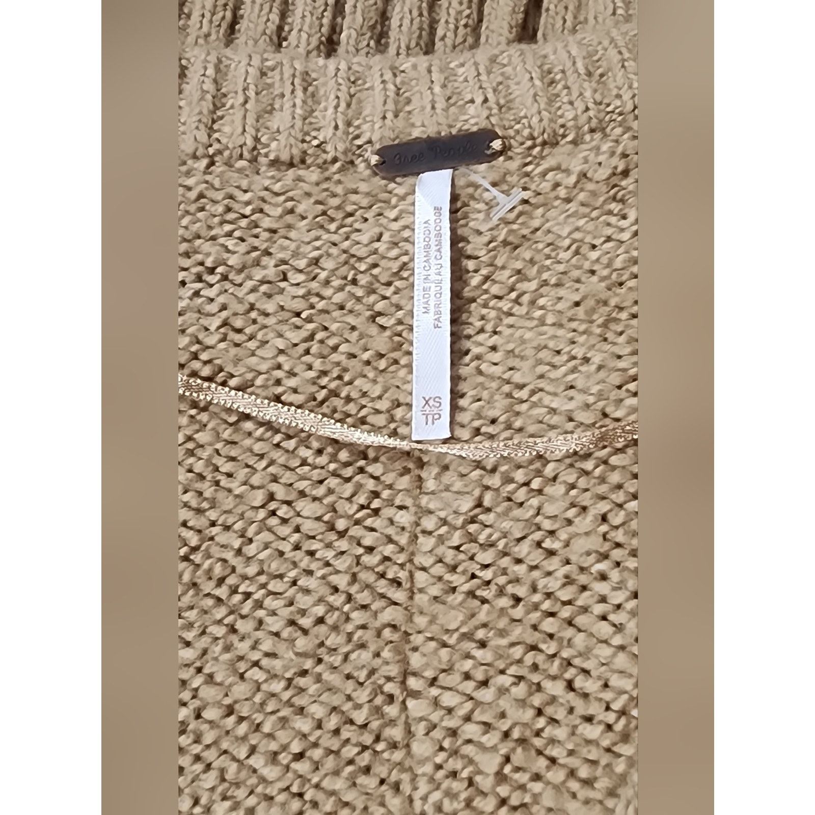 Free People Free People Desert Camel Long Sleeve Brookside XS New Size XS / US 0-2 / IT 36-38 - 12 Thumbnail