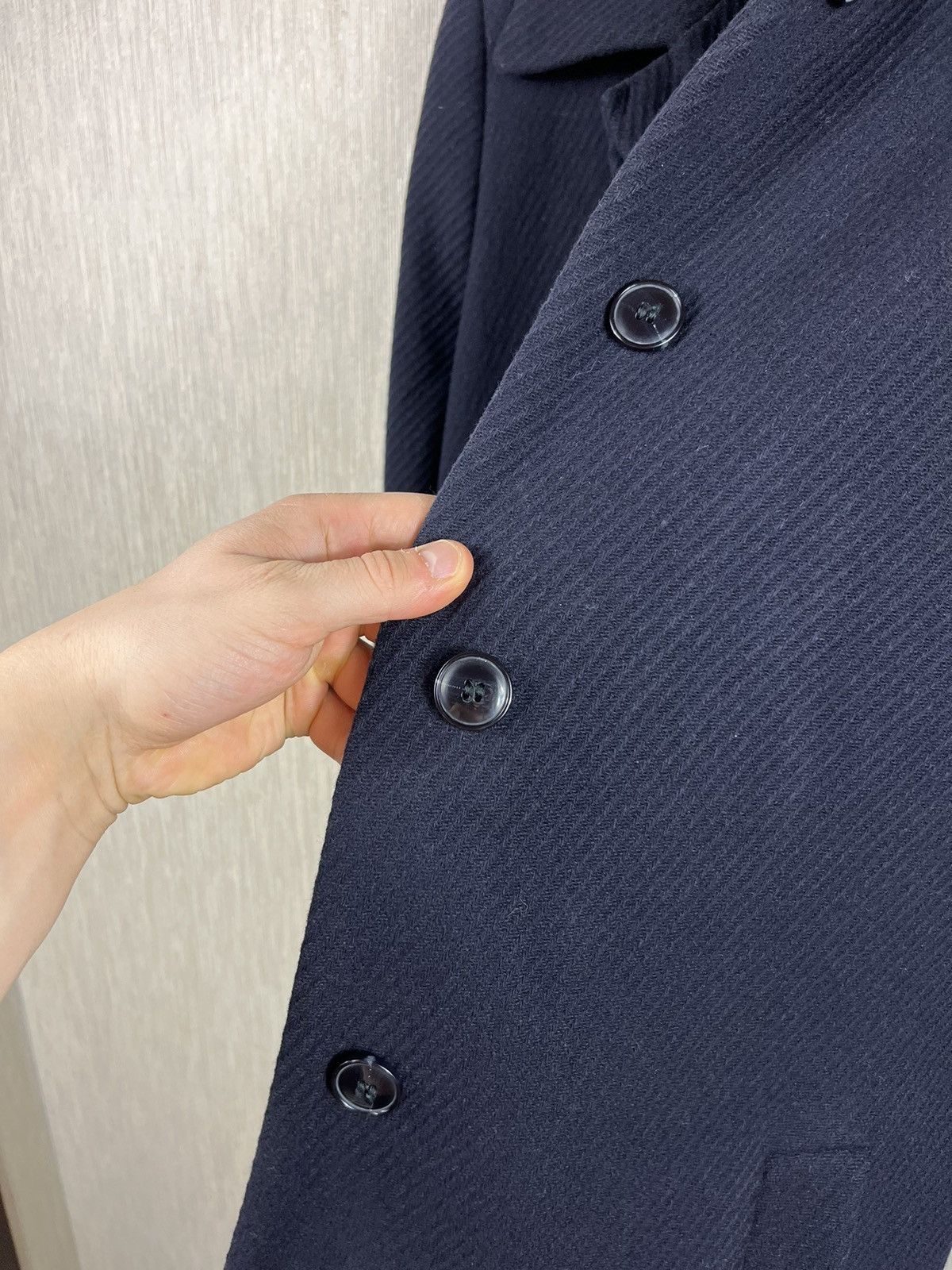 Designer × Filippa K Filippa K AW16 Iza wool belt coat navy designer Size M / US 6-8 / IT 42-44 - 25 Thumbnail