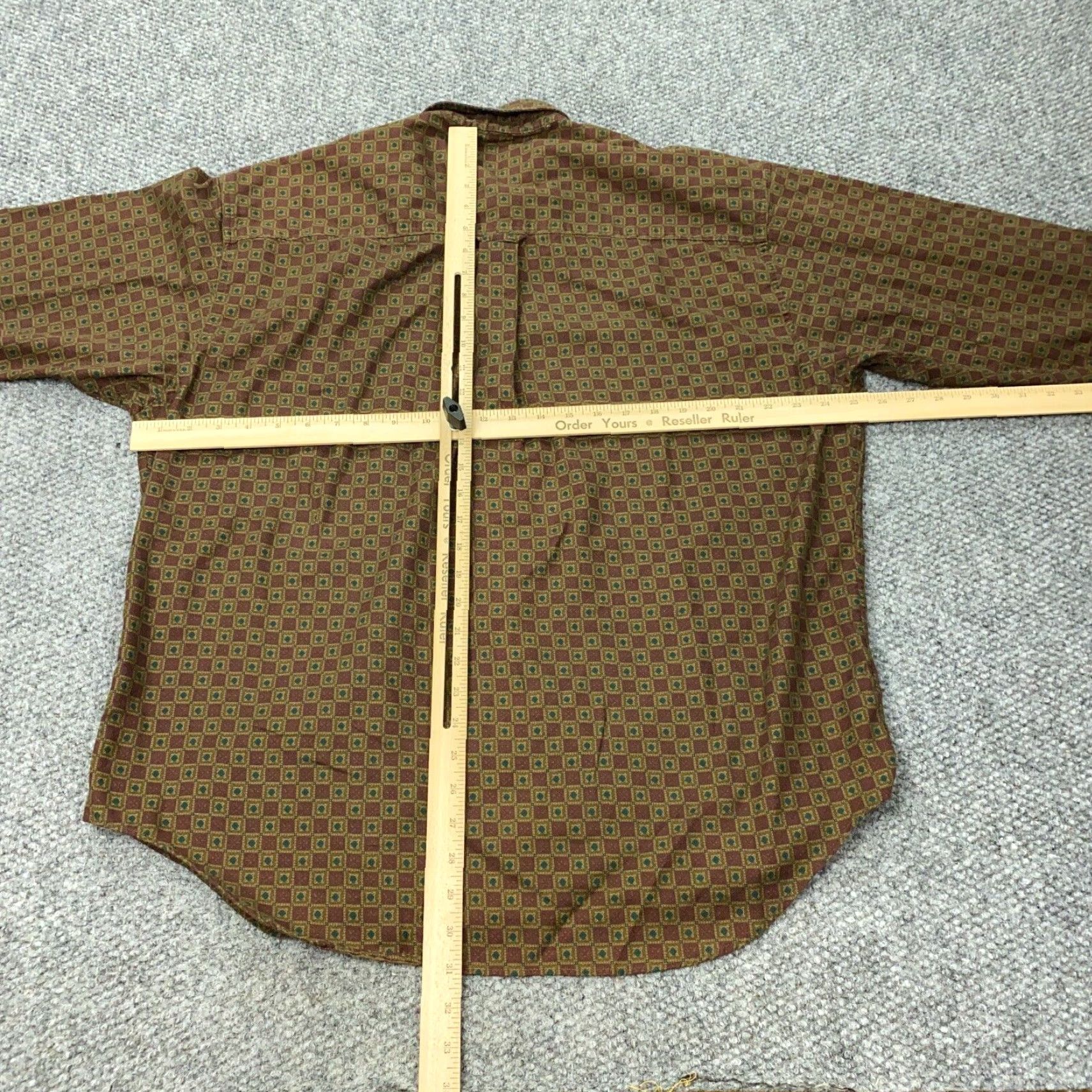 Ralph Lauren VTG Ralph Lauren Chaps Shirt Mens XL Brown Long Sleeve Made In USA 90s Size US XL / EU 56 / 4 - 5 Thumbnail
