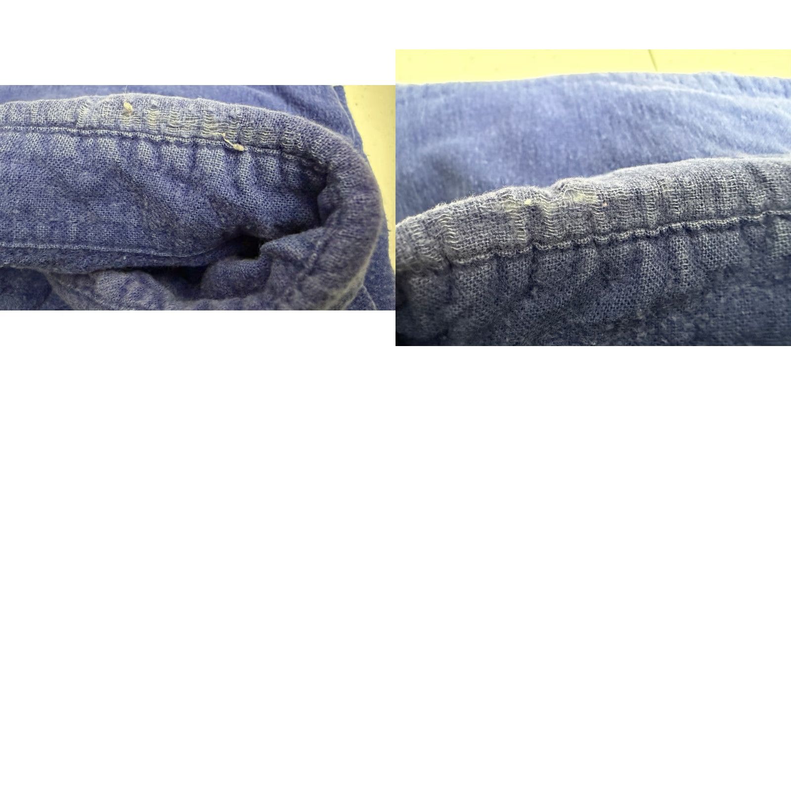 Haband VINTAGE Haband Flannel Shirt Men L Blue 80s Pilling Faded Lightweight Button-Up Casual Outdoor 80s Grunge Hipster Pockets Size US L / EU 52-54 / 3 - 10 Thumbnail