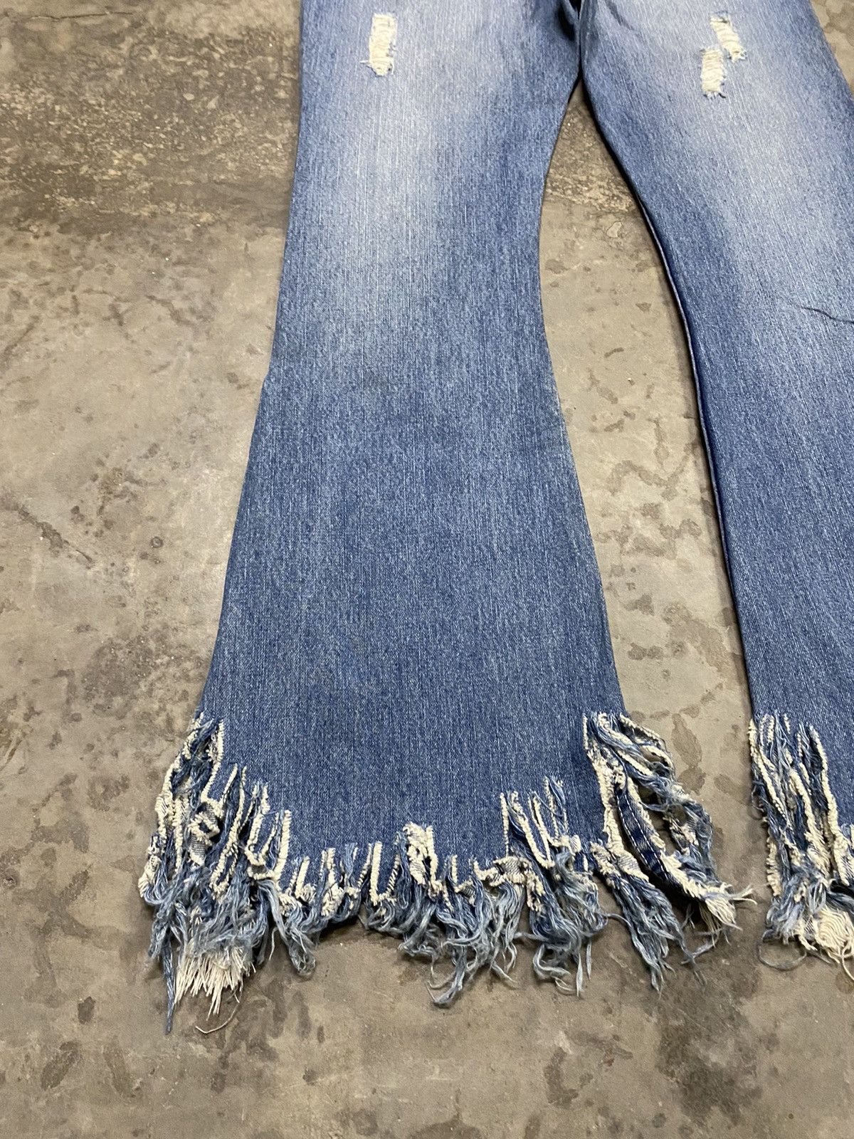Flare Jeans Japan Distressed Hippie Jeans Vintage Fashion @2