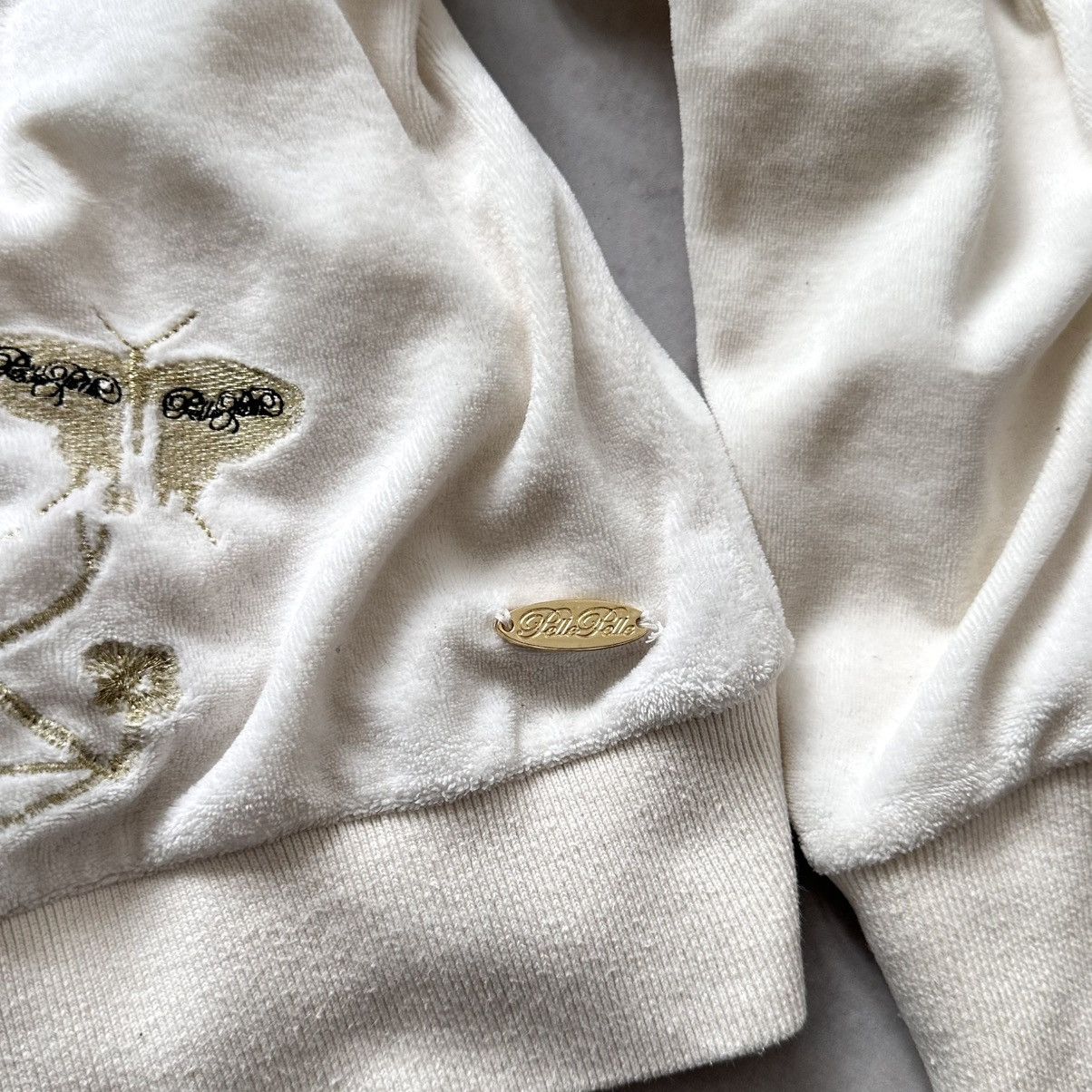 Hysteric Glamour 00s Pelle Pelle Embroidered Floral Zip Hoodie Ed Hardy Vibe Size M / US 6-8 / IT 42-44 - 4 Thumbnail