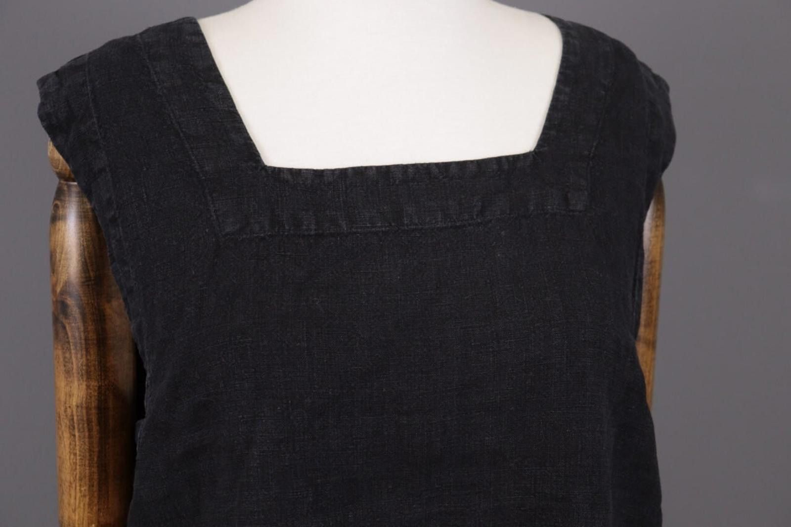 Oscar De La Renta Oska Linen Gray Sleeveless Summer Shirt Blouse Size 3 Size M / US 6-8 / IT 42-44 - 5 Thumbnail