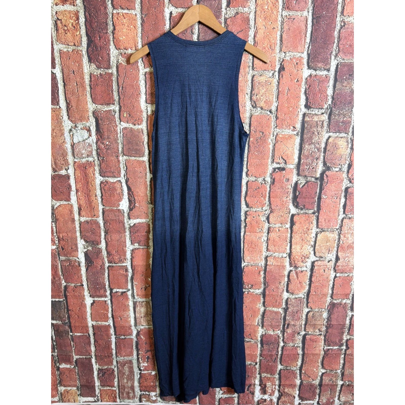 Vintage **Blue Cotton Citizen Hombre Sleeveless Tank Dress USA Medium** User: Blue Cotton Citizen Hombre Sleeveless Tank Dress USA Medium Size M / US 6-8 / IT 42-44 - 3 Thumbnail