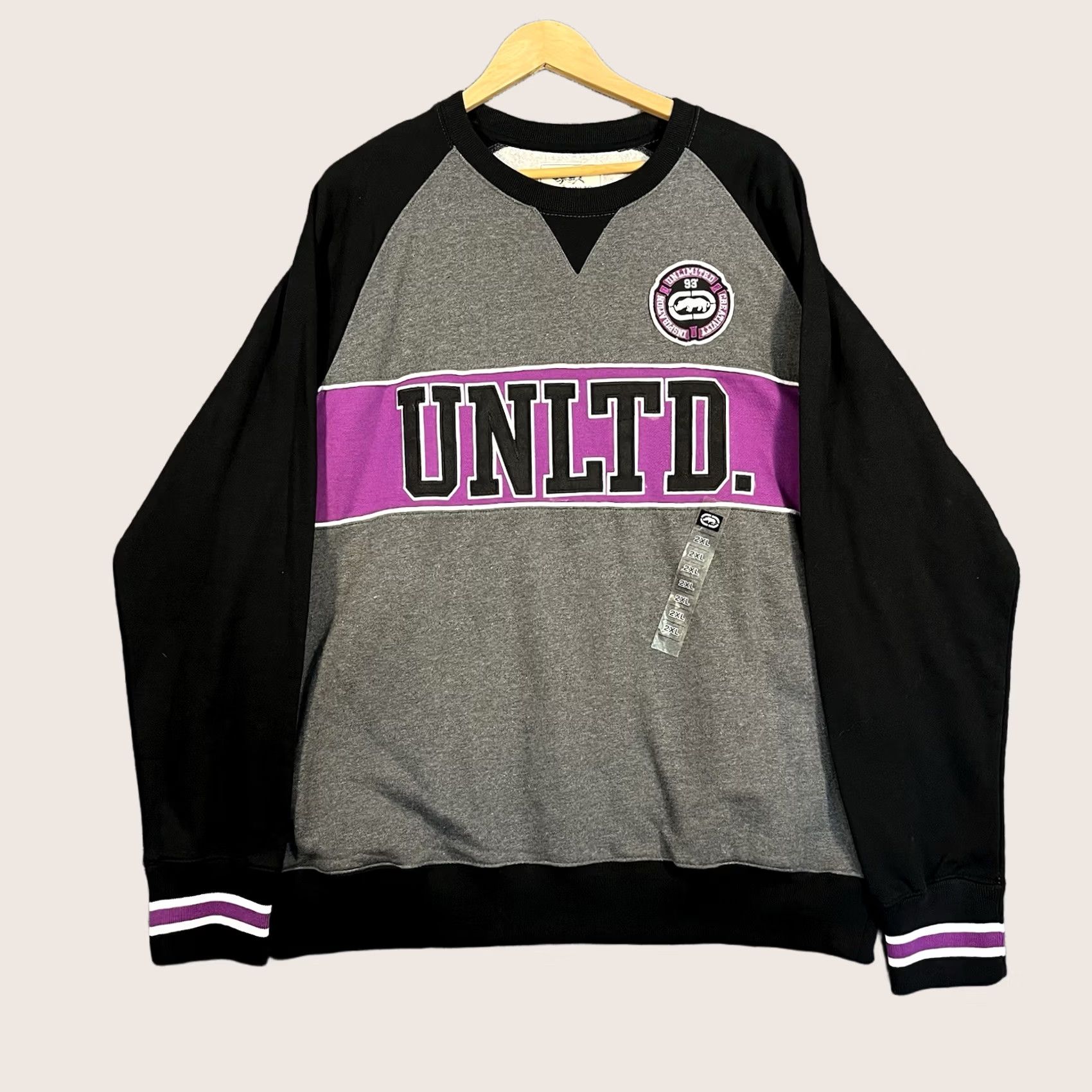 Vintage VINTAGE Ecko Unltd Mens Sweater 2XL Gray Rhino Logo Hip Hop Streetwear Y2K Size US XXL / EU 58 / 5 - 1 Thumbnail