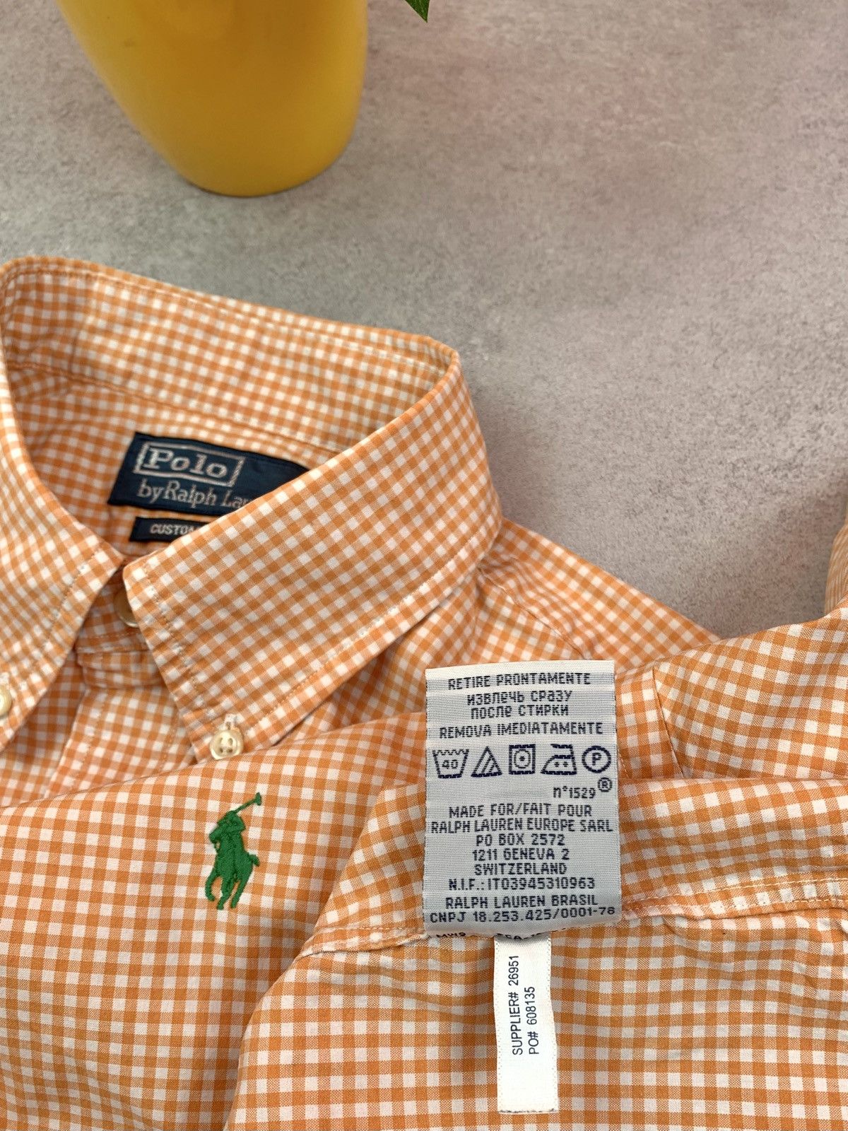 Polo Ralph Lauren Ralph Lauren Polo Gingham Short Sleeve Button Shirt Size M Size US M / EU 48-50 / 2 - 6 Thumbnail