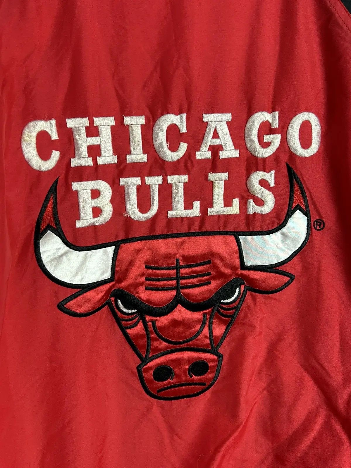Logo Athletic 90s Vintage Logo Athletic Chicago Bulls Rare Zippered Jacket Size US L / EU 52-54 / 3 - 9 Thumbnail