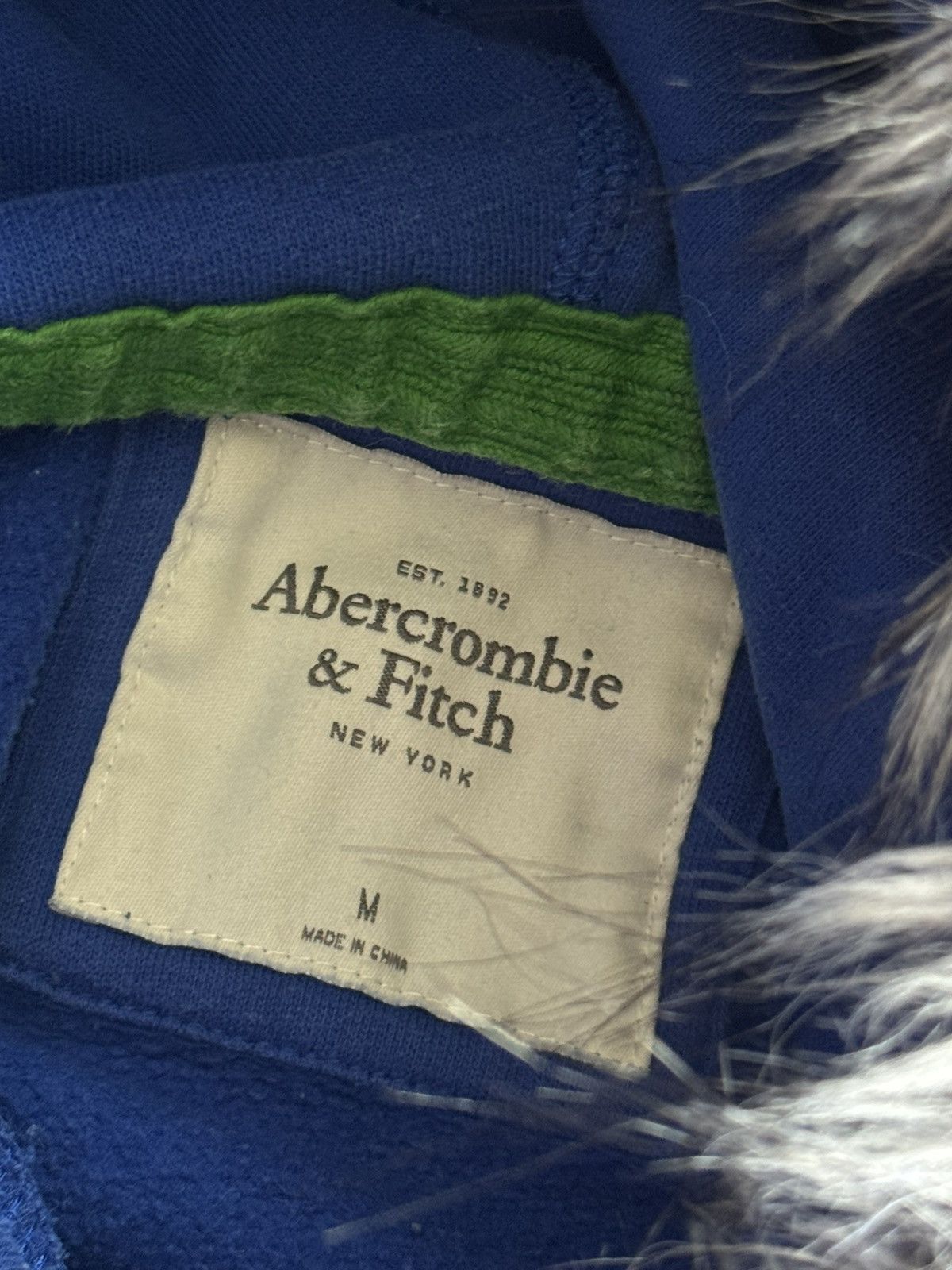 Abercrombie & Fitch Abercrombie & Fitch Y2K Fur Faux hoodie if six was nine LGB Size M / US 6-8 / IT 42-44 - 5 Thumbnail