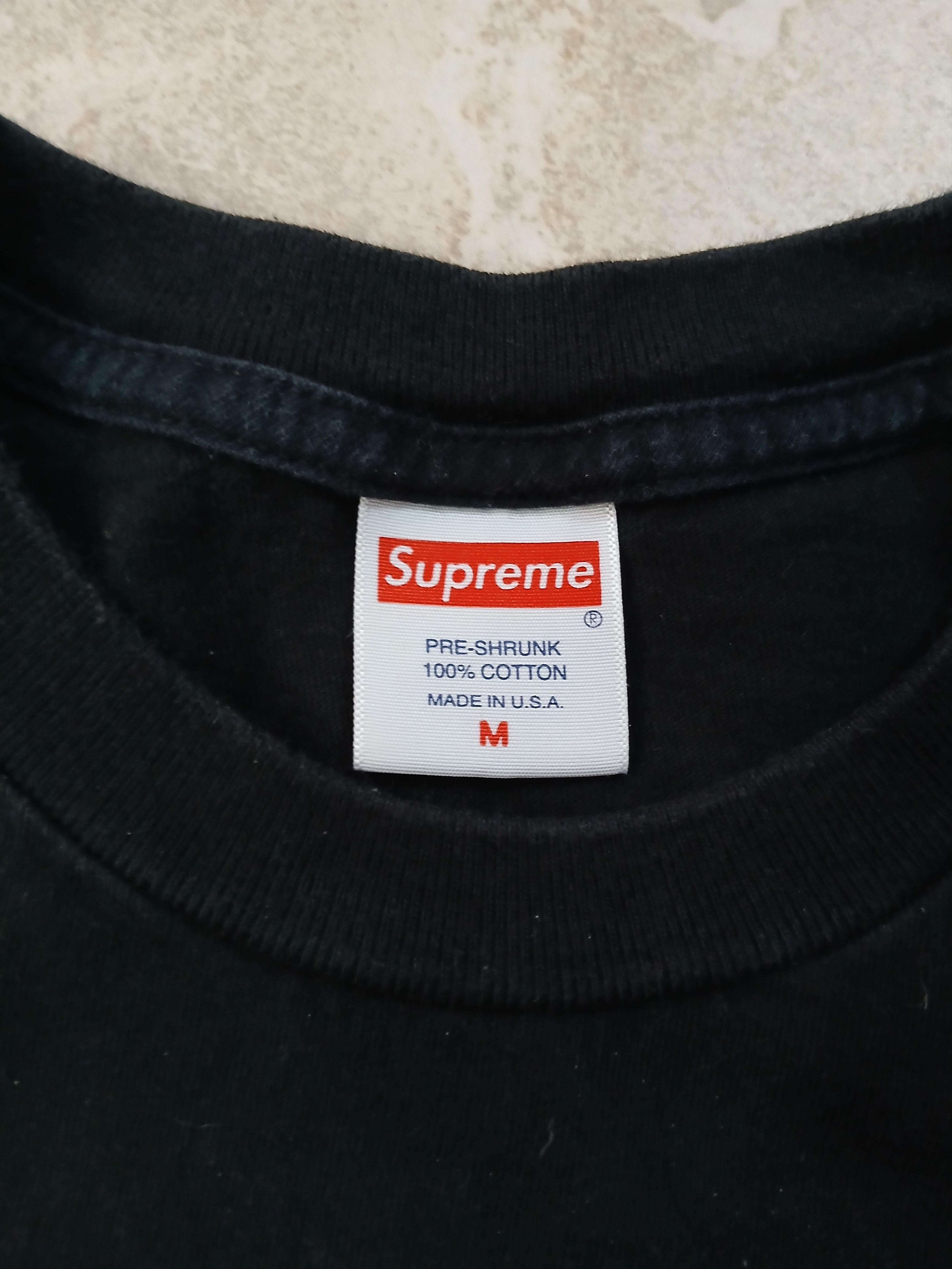 Supreme M - Supreme Original Sin Tee Black SS19 Size US M / EU 48-50 / 2 - 3 Thumbnail