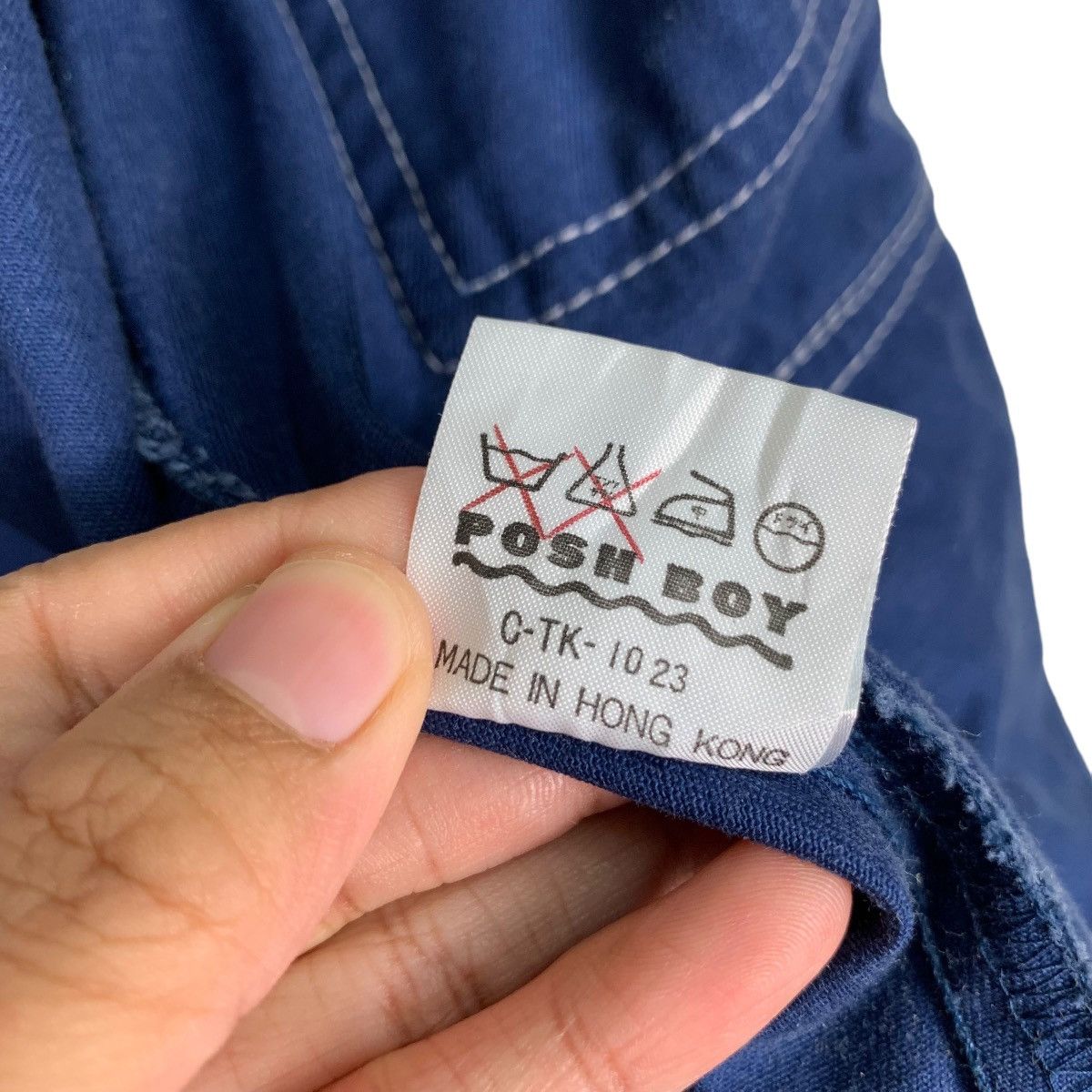 Japanese Brand POSH BOY Big Logo Hooded Chore Jacket #0579-C26 Size US L / EU 52-54 / 3 - 20 Thumbnail