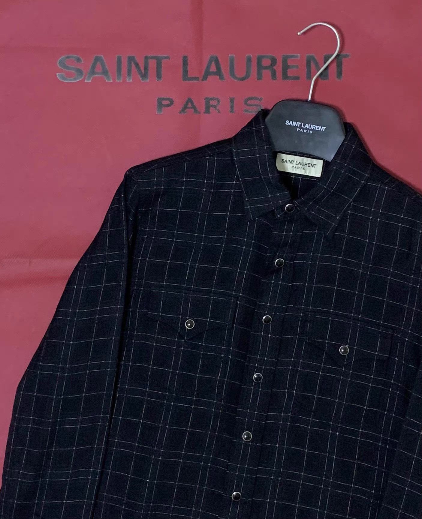 Saint Laurent Paris Saint Laurent SLP 20FW Q12 Size US M / EU 48-50 / 2 - 6 Thumbnail
