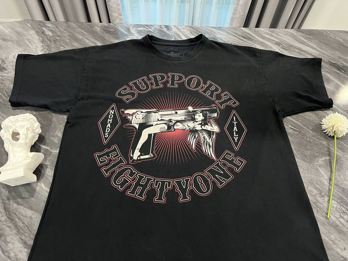 City Streets 81 Street : Support Eighty One Afraid Of Nothing Size US XXL / EU 58 / 5 - 6 Thumbnail