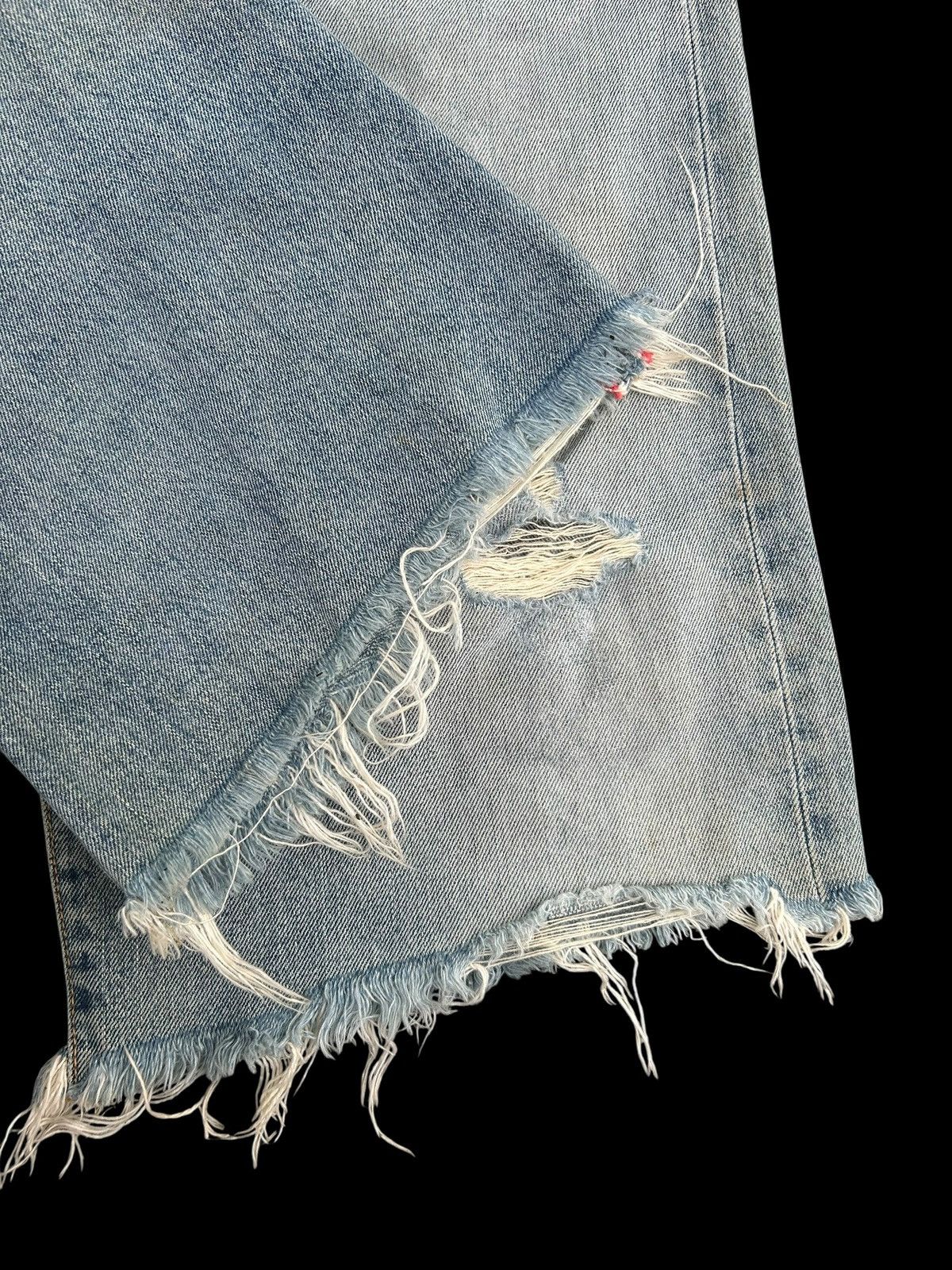 Kapital Thrashed Vintage Edwin 505 Selvedge Short Denim jeans Size US 34 / EU 50 - 5 Thumbnail
