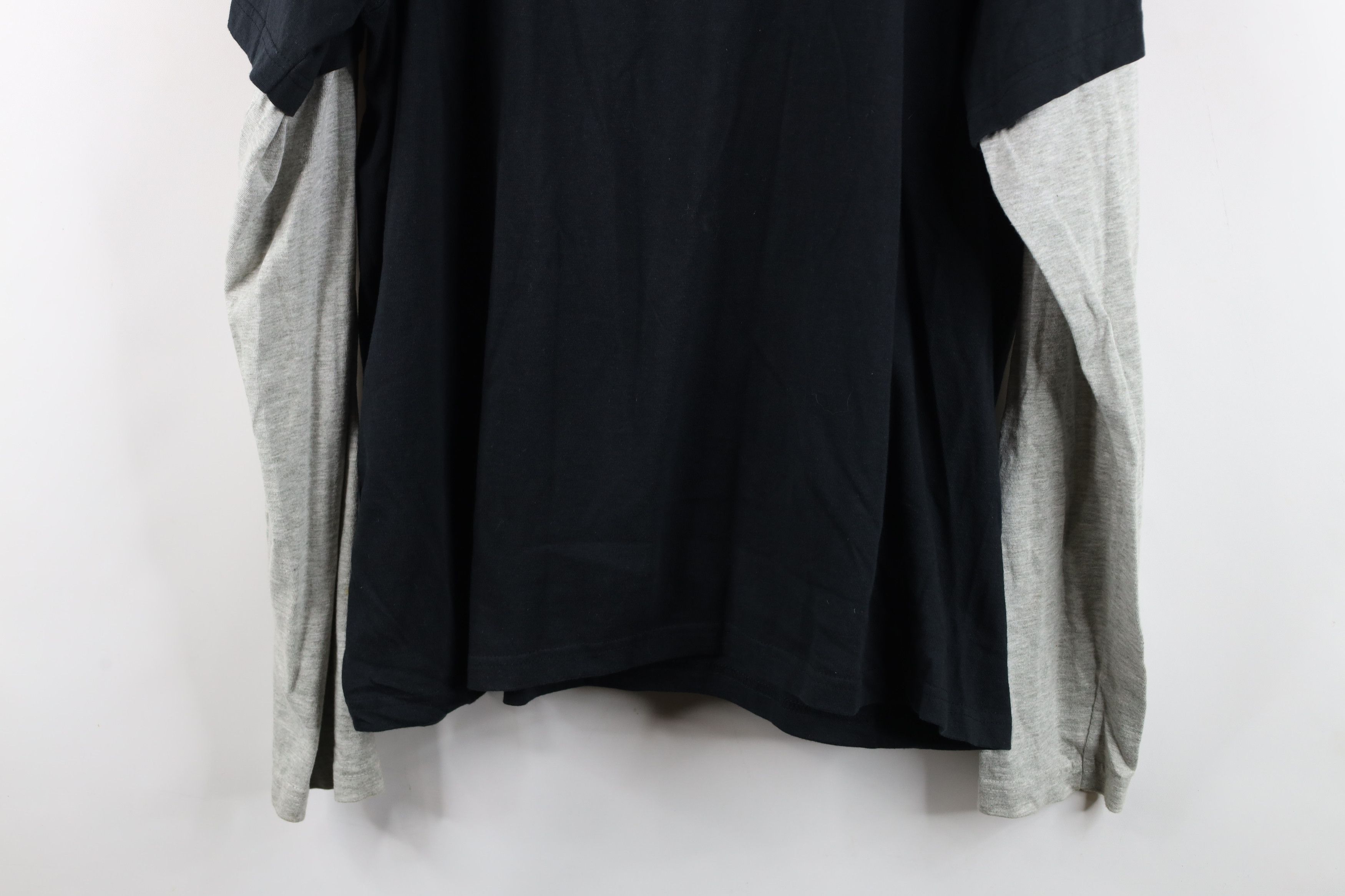 Nike Vintage 90s Y2K Nike Swoosh Layered Long Sleeve T-Shirt Size US XL / EU 56 / 4 - 15 Thumbnail
