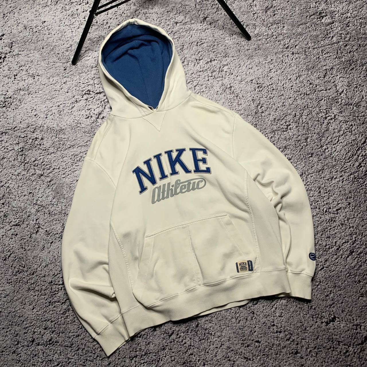 Nike × Vintage 🧢 Nike Athletic Dept. Hoodie – Vintage Sportswear Gem 🧢 Size US L / EU 52-54 / 3 - 1 Thumbnail