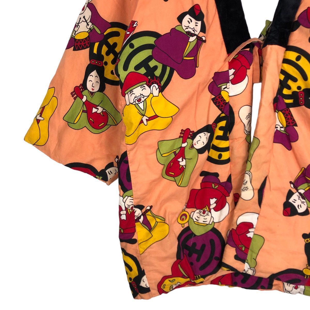Japanese Brand 🔥Vtg Traditional Kimono Japan Cartoon FullPrint Paquerette Size US M / EU 48-50 / 2 - 4 Thumbnail