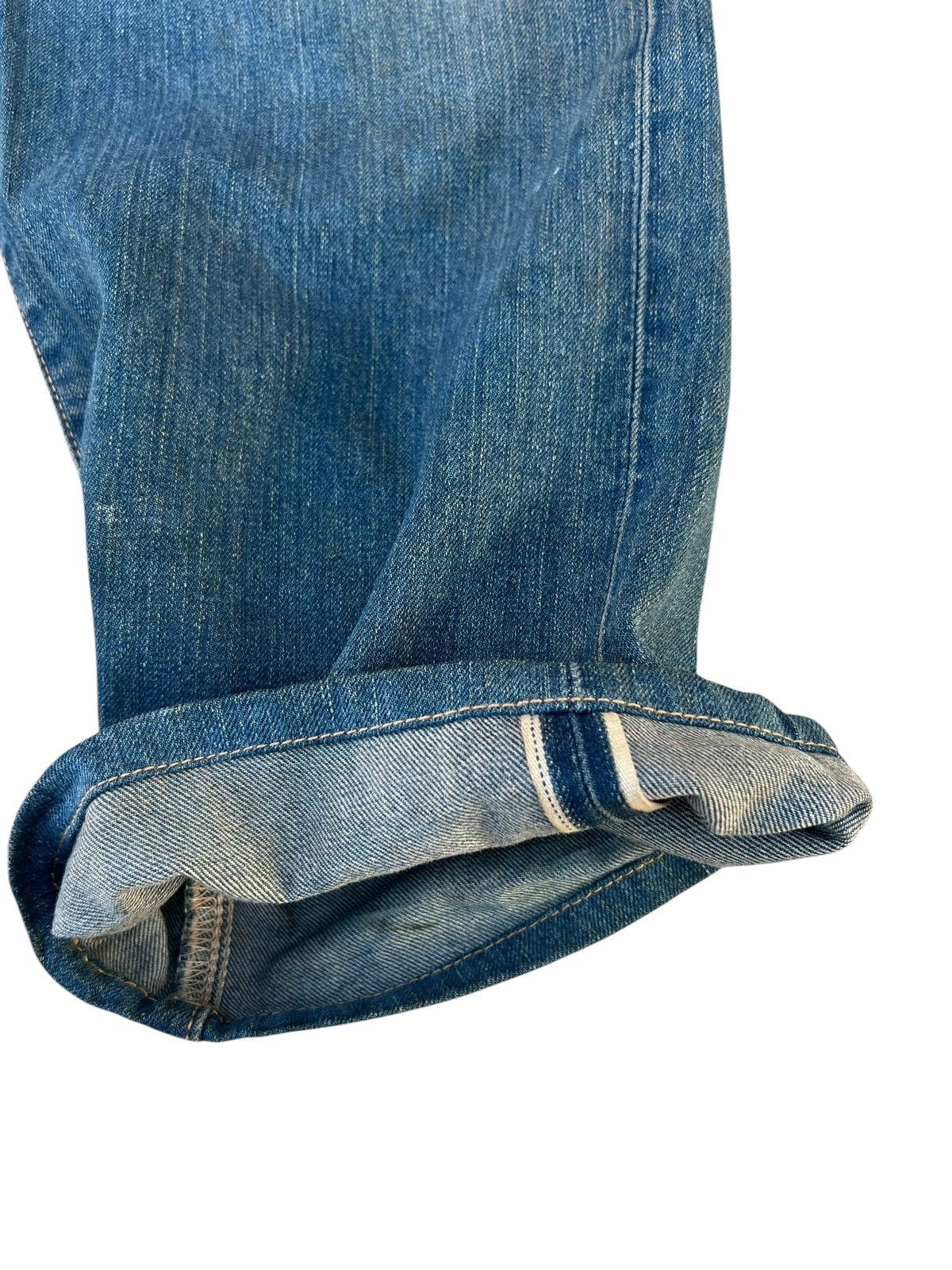 Lee Vintage 90s Lee Cowboy Mud Denim Selvedge Jeans Size US 33 - 14 Thumbnail