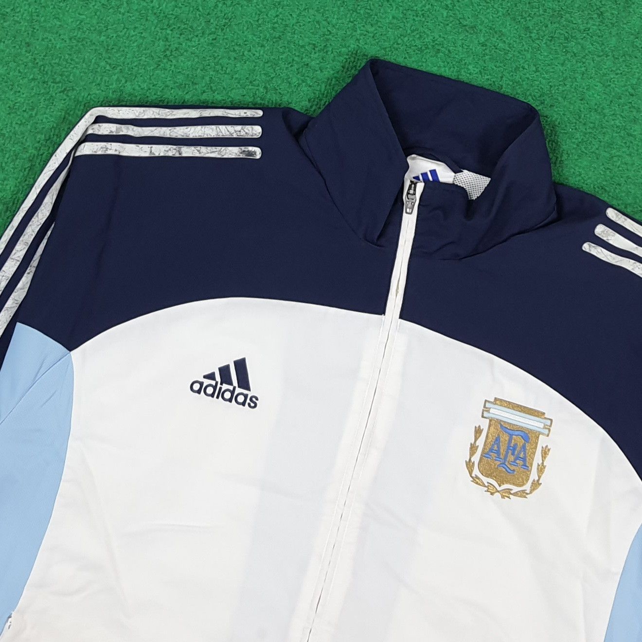 Adidas Vintage 2002 Argentina AFA Adidas Training Jacket C306N3 Size US XL / EU 56 / 4 - 2 Thumbnail