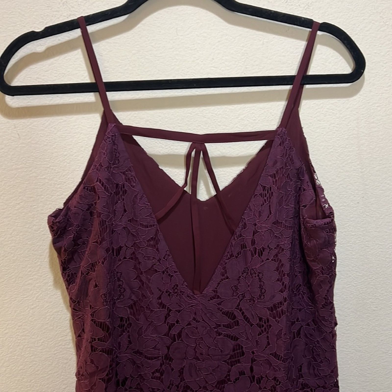 Chaser Brand Chaser Plum Vintage Lace Midi Dress Size M Size M / US 6-8 / IT 42-44 - 5 Thumbnail