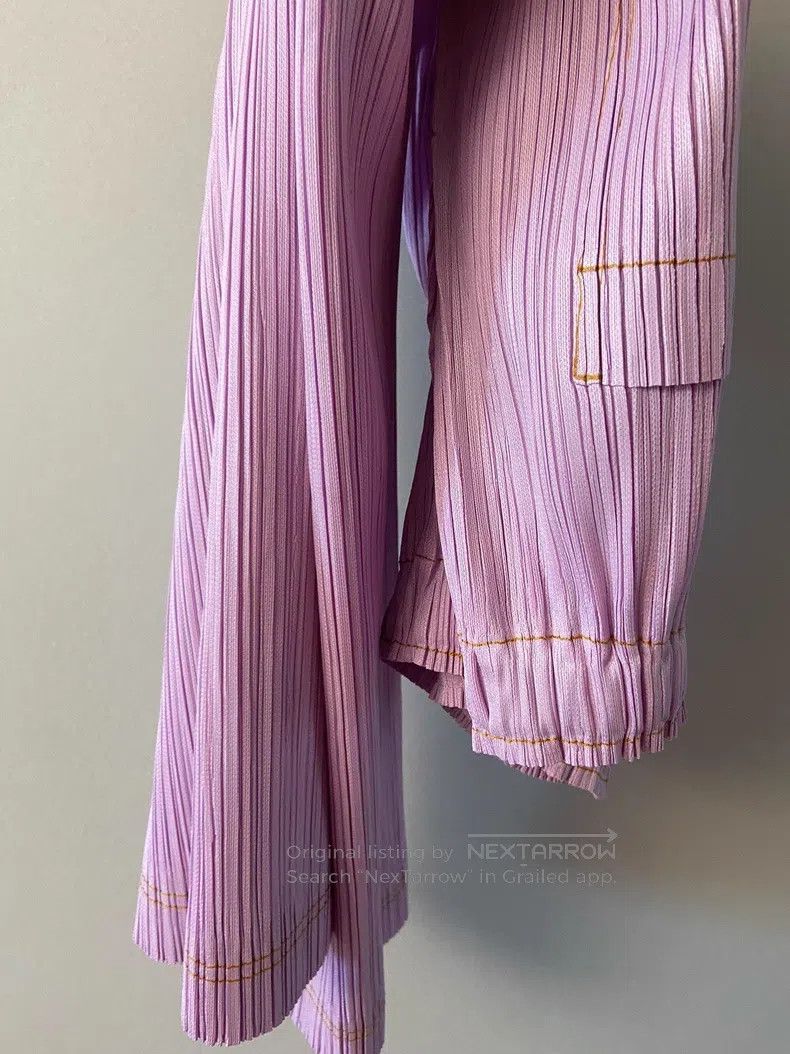 Issey Miyake Issey Miyake size:3 Purple Trousers Size 22" - 5 Thumbnail