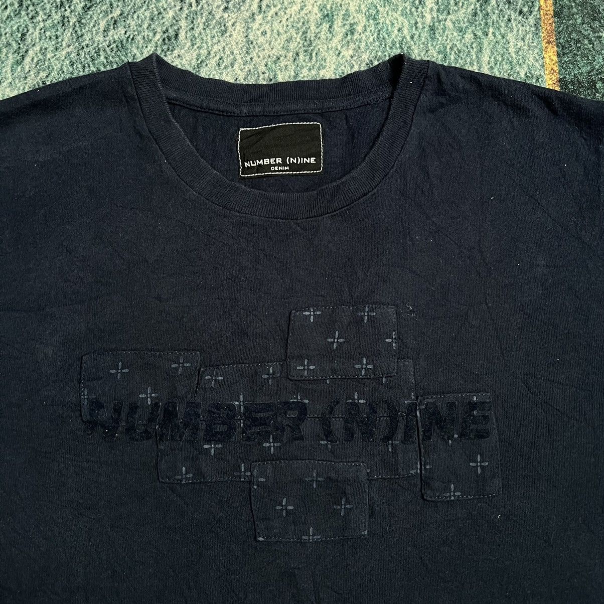 Designer Vintage Number Nine tshirt distress Size US M / EU 48-50 / 2 - 2 Thumbnail