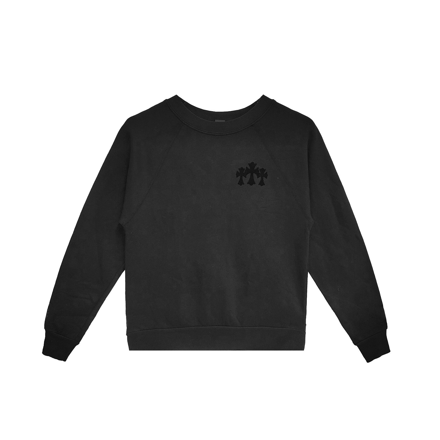 Chrome Hearts Chrome Hearts Triple Cross CH Letter Black Sweatshirt Size XS / US 0-2 / IT 36-38 - 2 Thumbnail