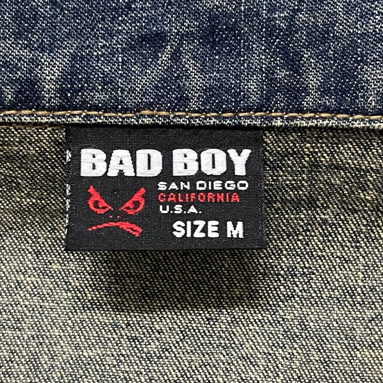 Japanese Brand Vintage Bad Boy USA Denim Jacket Distressed Style Size US M / EU 48-50 / 2 - 8 Thumbnail