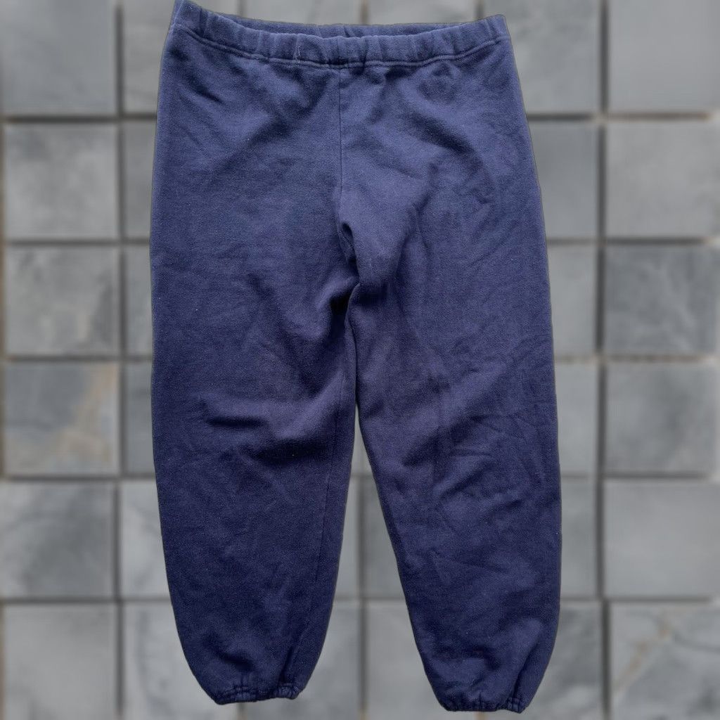 Russell Athletic VINTAGE Russell Athletic Men’s Joggers Navy Blue M Sweatpants 90s Athletic Activewear USA Stretch Size US 31 - 1 Thumbnail