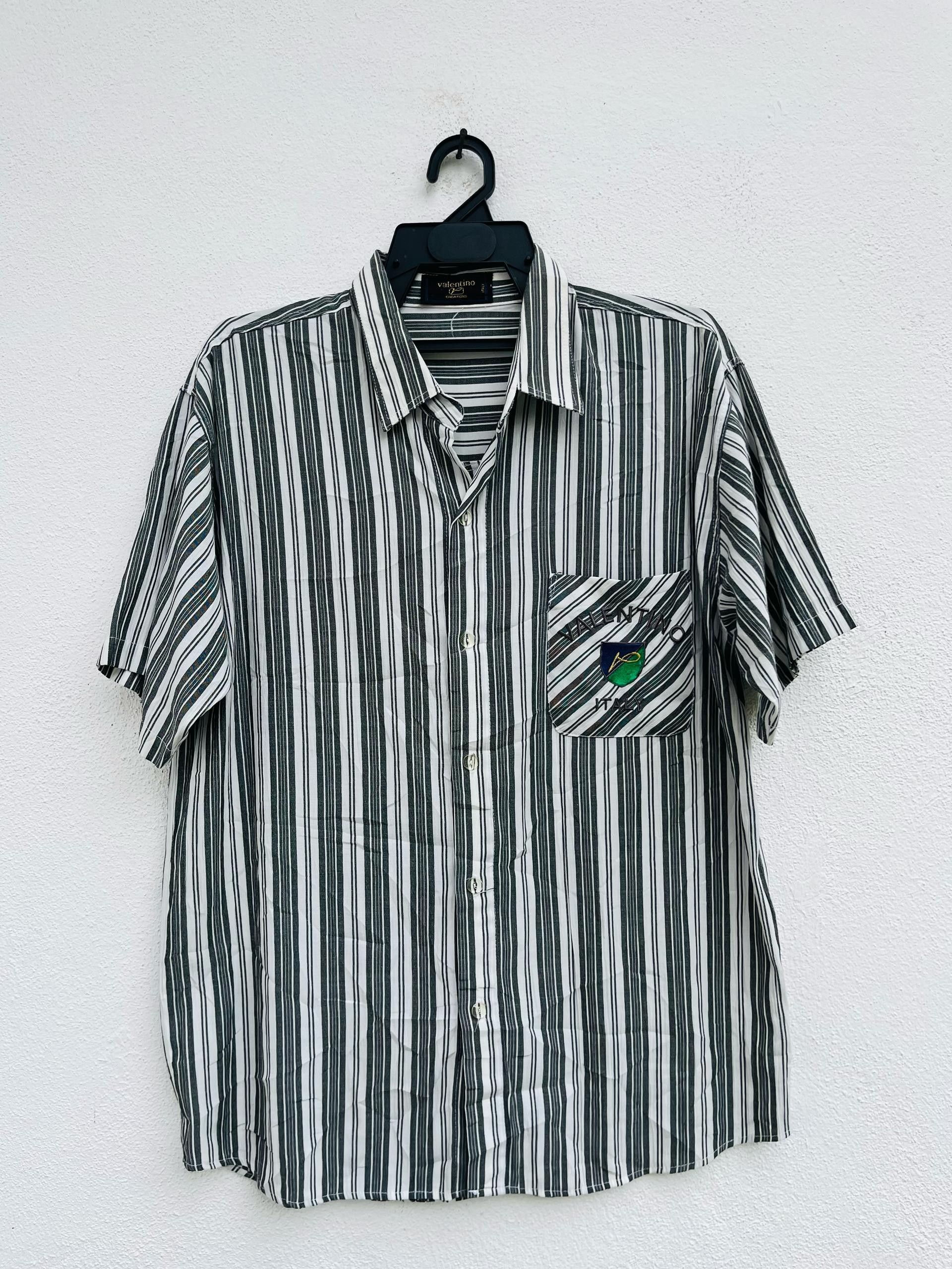 Valentino Vintage Valentino Striped Japanese Designer Fashion Style Size US L / EU 52-54 / 3 - 1 Thumbnail