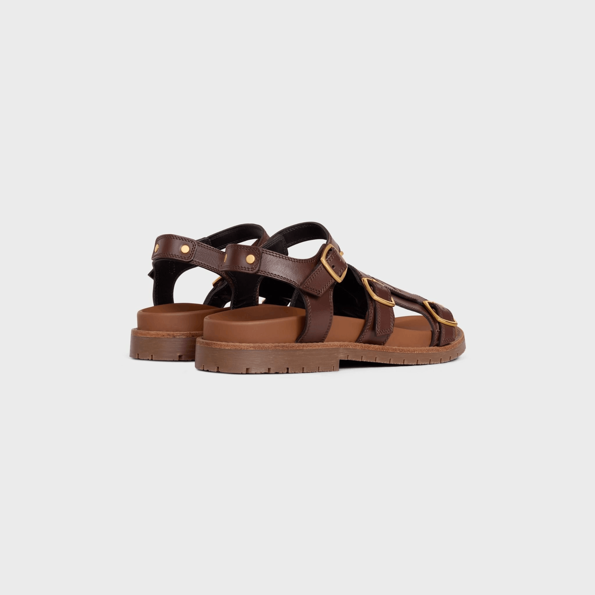 Celine o1bcso1str0625 359743644C Sandals in Brown Size US 8 / IT 38 - 4 Thumbnail