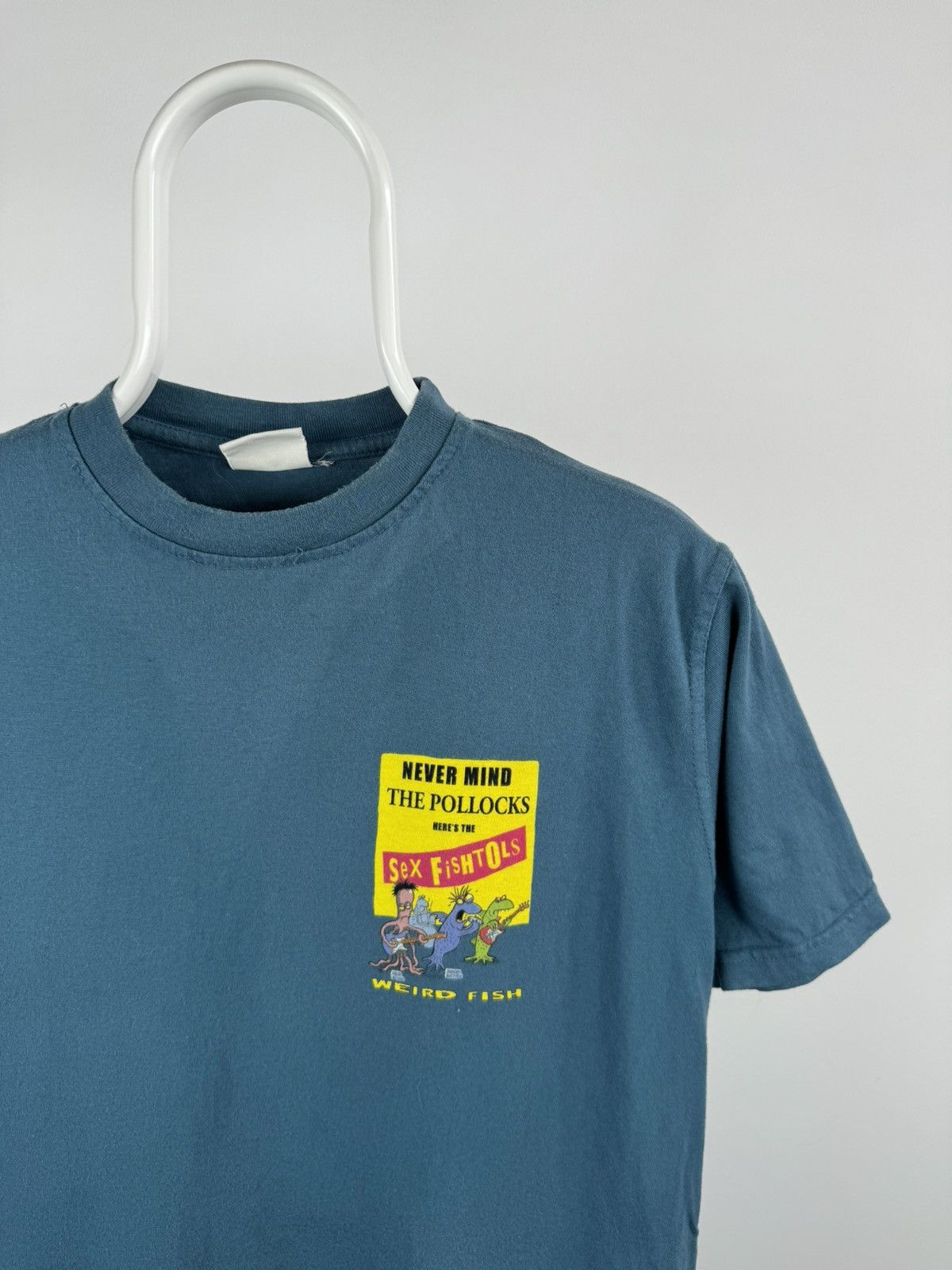 Vintage Sex Fishtols Never Mind Funny Big Logo Tee Size US M / EU 48-50 / 2 - 4 Thumbnail