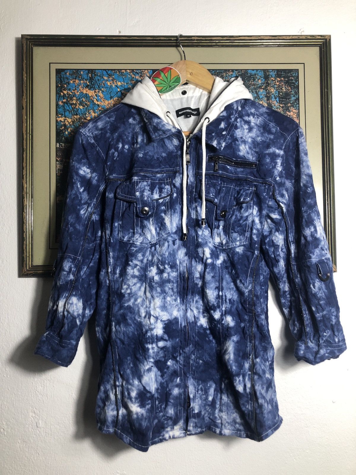 Hysteric Glamour × If Six Was Nine × semanticdesign Semantic Design Double Layer hoodie tie dye style Size US M / EU 48-50 / 2 - 1 Thumbnail