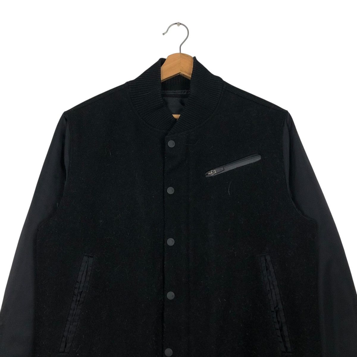 Japanese Brand 🔥RICH BLACK BOMBER JACKET DESIGN HURLEY ISSEY MIYAKE Size US M / EU 48-50 / 2 - 5 Thumbnail