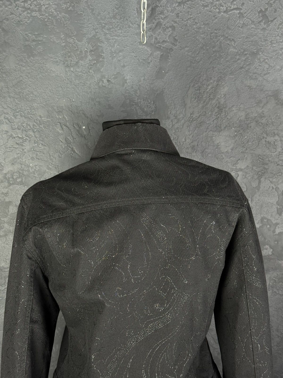 Vintage Versace Classic V2 Vintage 90s Women’s Black Jacket Size 46 Size L / US 10 / IT 46 - 10 Thumbnail