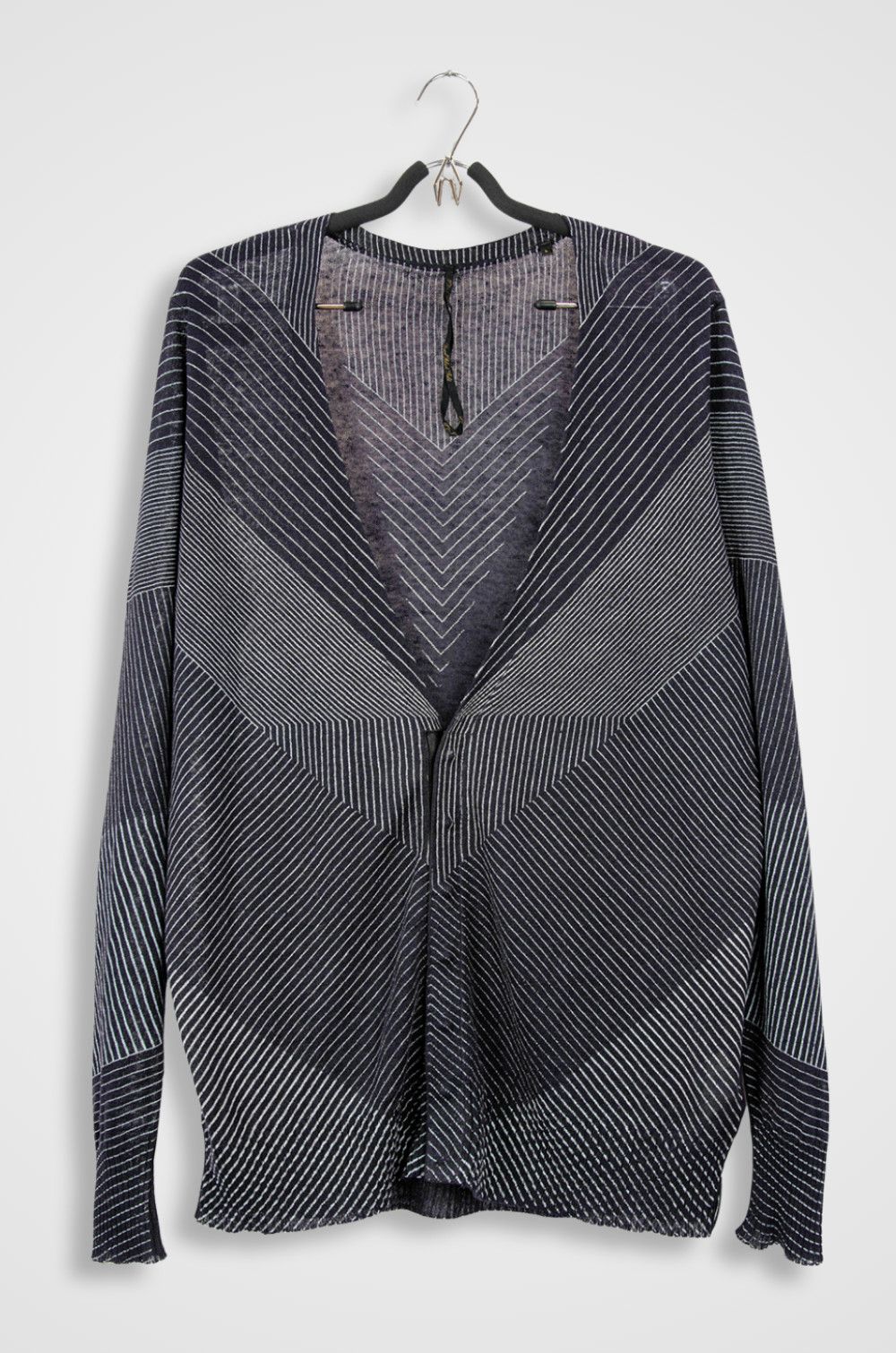 Diesel Black Gold Diesel Black Gold Stripe Linen Cardigan – L Size US L / EU 52-54 / 3 - 1 Thumbnail