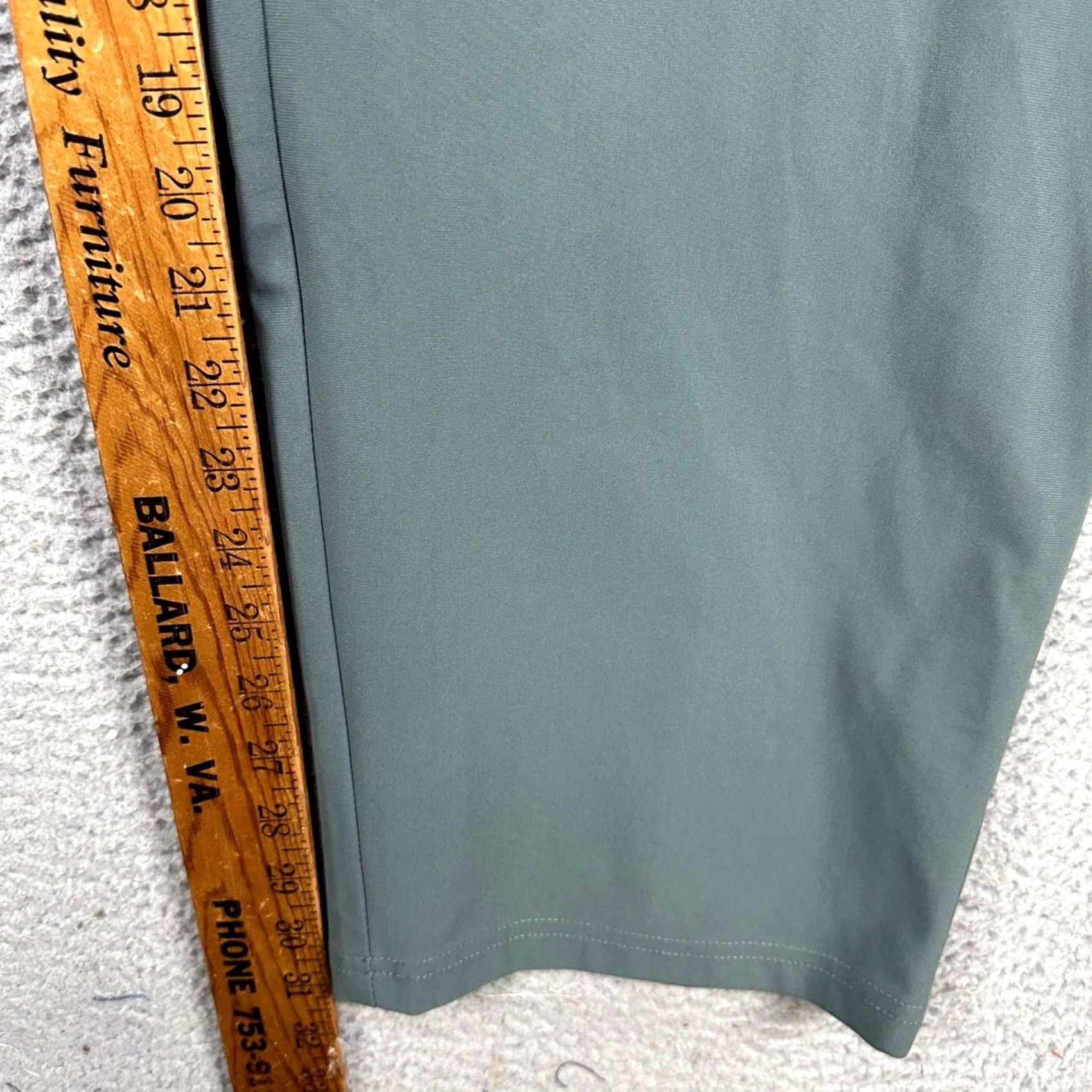 Vintage 01.Algo Mens Chino Golf Pants 44 Green Flat Front Straight Leg Pockets NEW Size US 44 / EU 60 - 7 Thumbnail